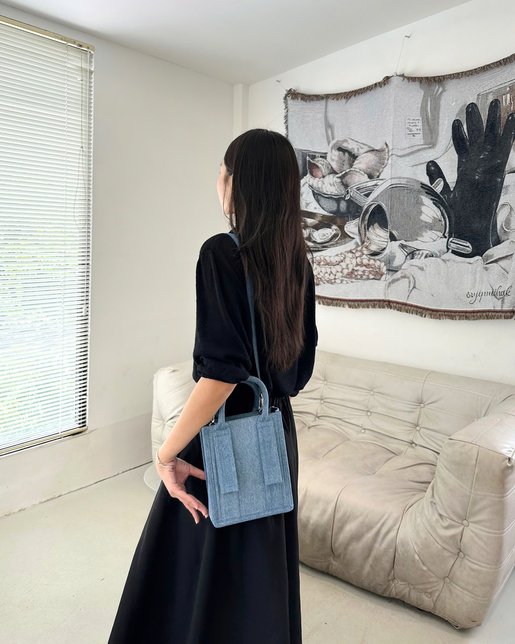 Mô tả Túi xách Vuông Shop®️ Jean-18 - 6