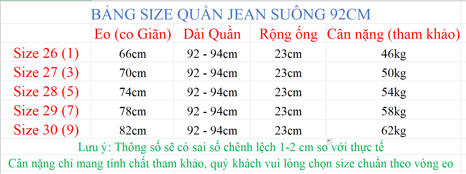 Mô tả TTTHAO - Quần jean nữ ống suông dài 92cm vải cotton co giãn cao cấp cho chị em nấm lùn J1 - 1