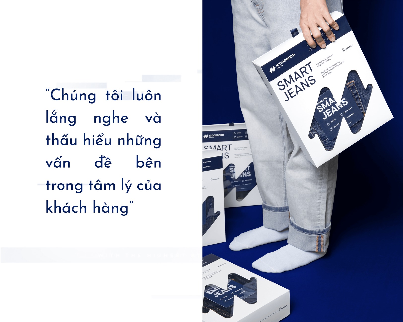 Mô tả Quần jeans nam cao cấp ICONDENIM, quần bò smart fit tôn dáng , siêu co giãn 4 chiều, SMARTJEANS - 6