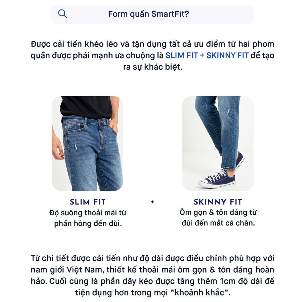 Mô tả Quần jeans nam cao cấp ICONDENIM, quần bò smart fit tôn dáng , siêu co giãn 4 chiều, SMARTJEANS - 5