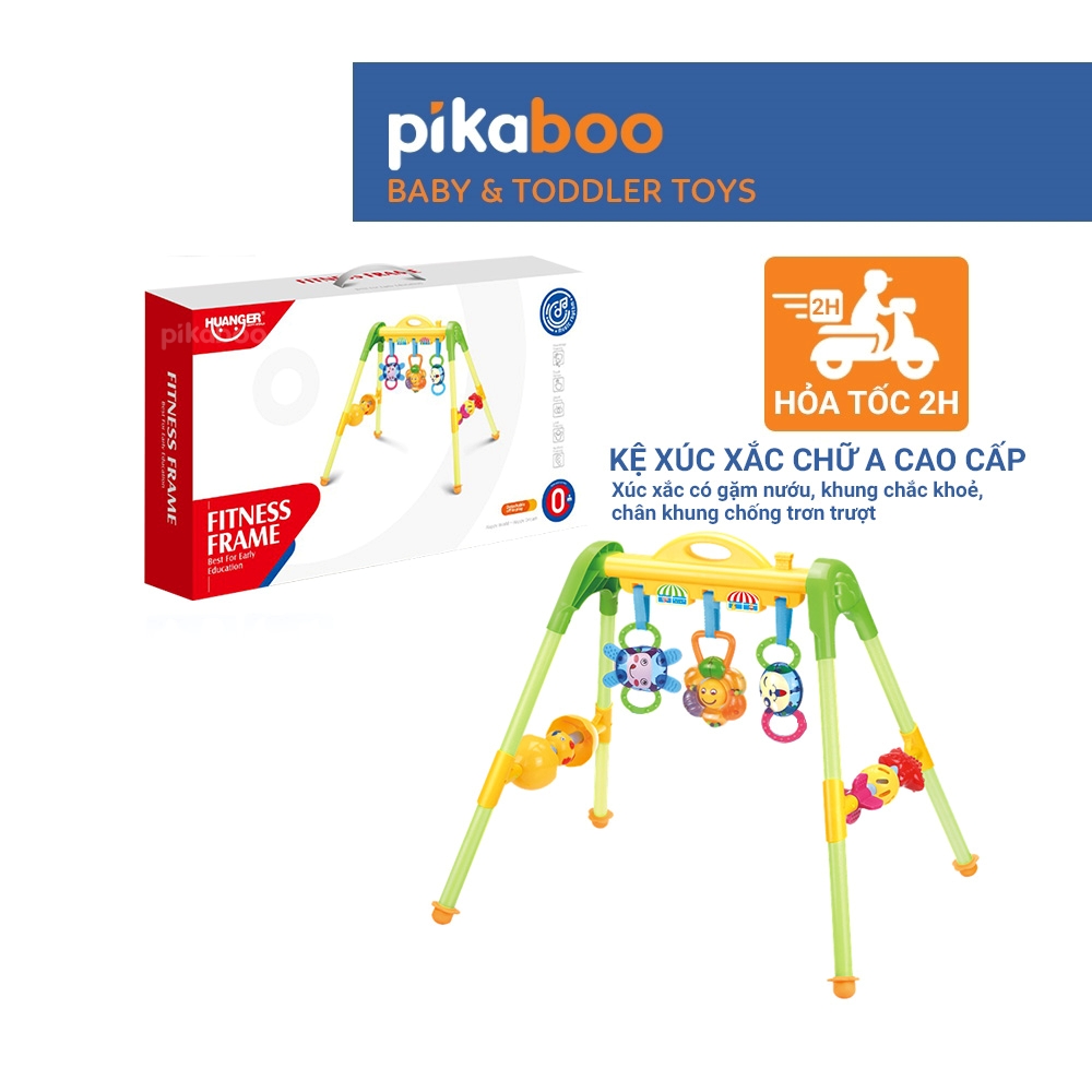 Mô tả Kệ xúc xắc chữ A cao cấp Pikaboo, giúp bé phát triển đa giác quan, chất liệu nhựa cao cấp an toàn - 1