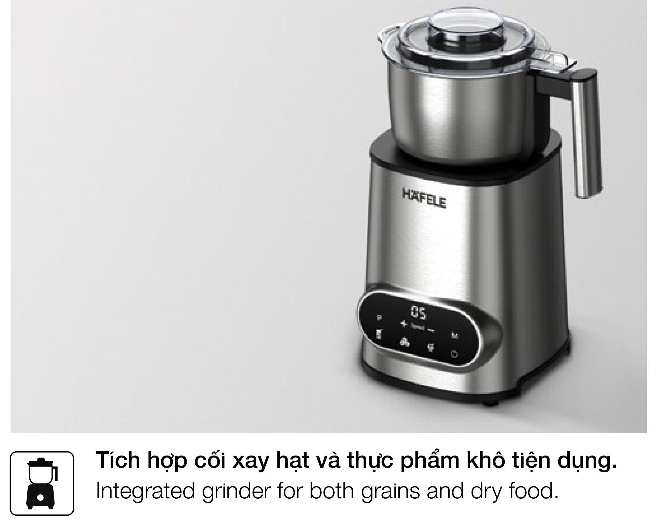 Mô tả Máy xay sinh tố Hafele HS-B1523TX - 535.43.292 - 5