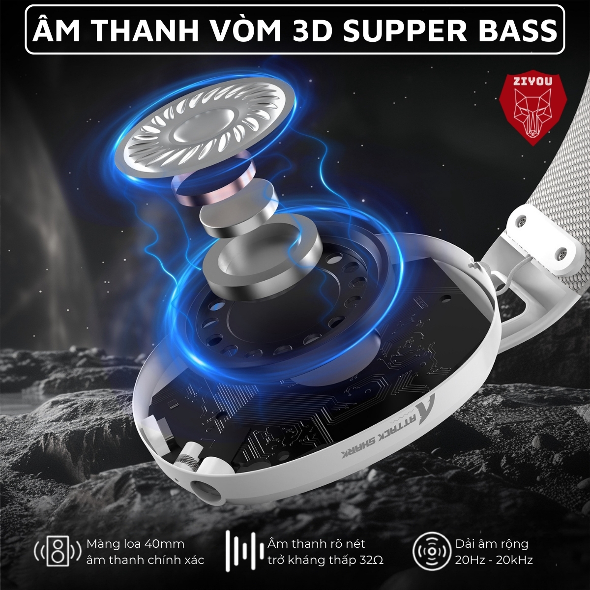 Microphone Attack Shark L80