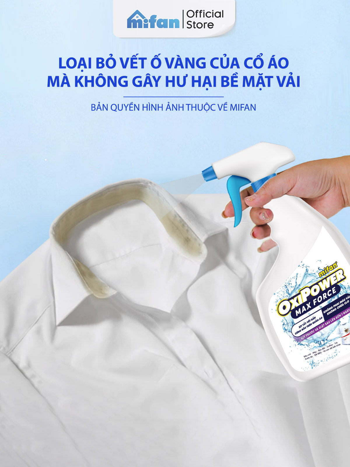 Xịt Tẩy Vết Bẩn Mifan đa năng