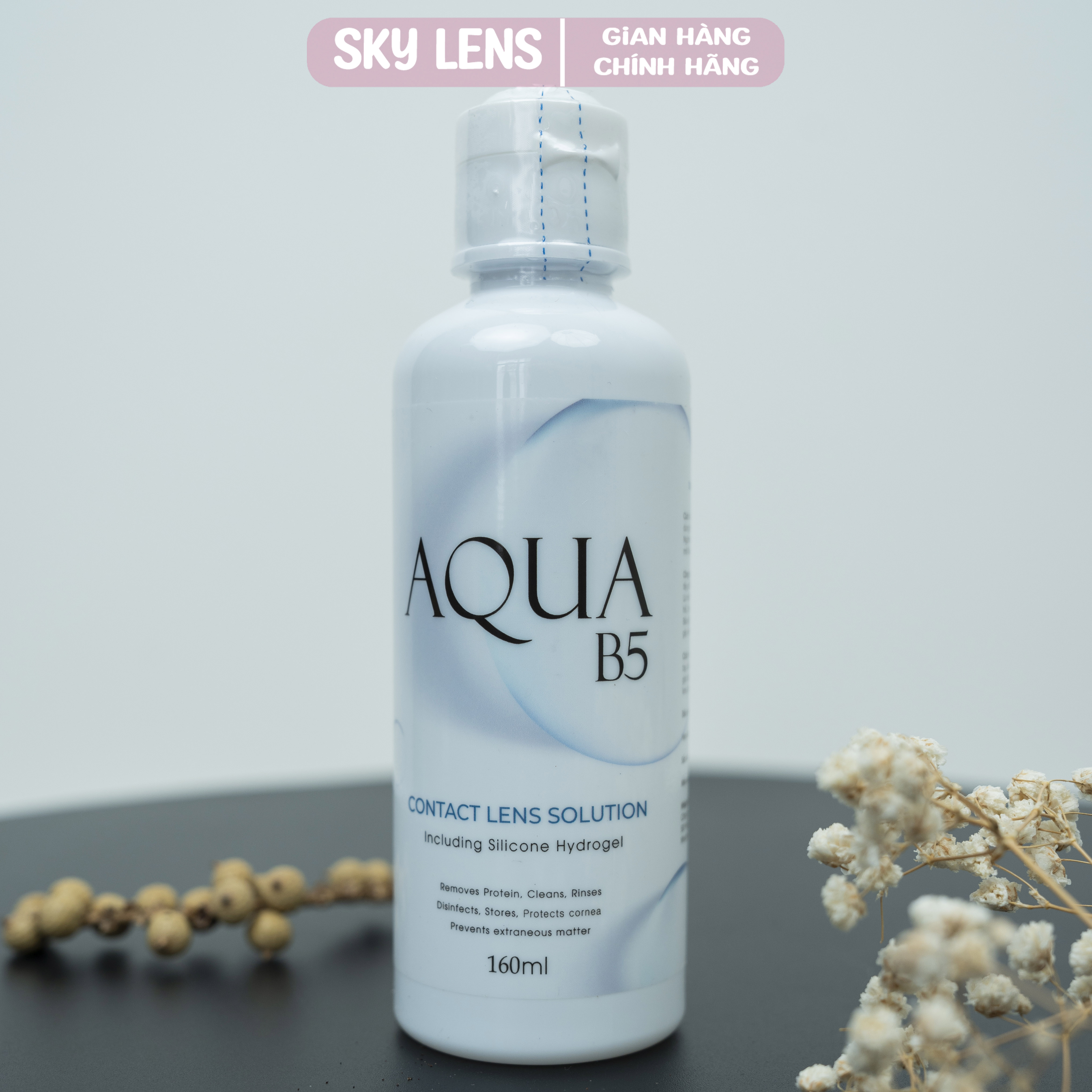 Mô tả Nước ngâm, rửa lens chuyên dụng Sky Contact lens mdel Fresh eyes 150ml | Video-Ảnh Thật của sản phẩm - 4