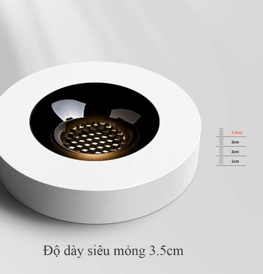 Mô tả Đèn LED Lắp Nổi Ống Bơ Energy Green Lighting - Chiếu Rọi Điểm Soi Trang Trí Phòng Khách - 2