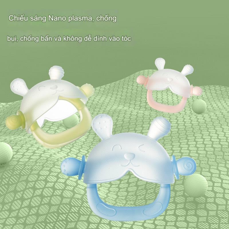 Mô tả Gặm Nướu Cho Bé Xỏ Tay Hình Gấu KidAndMom Đồ Chơi Gặm Nướu Silicone Siêu Mềm An Toàn Cho Bé Sơ Sinh - 4