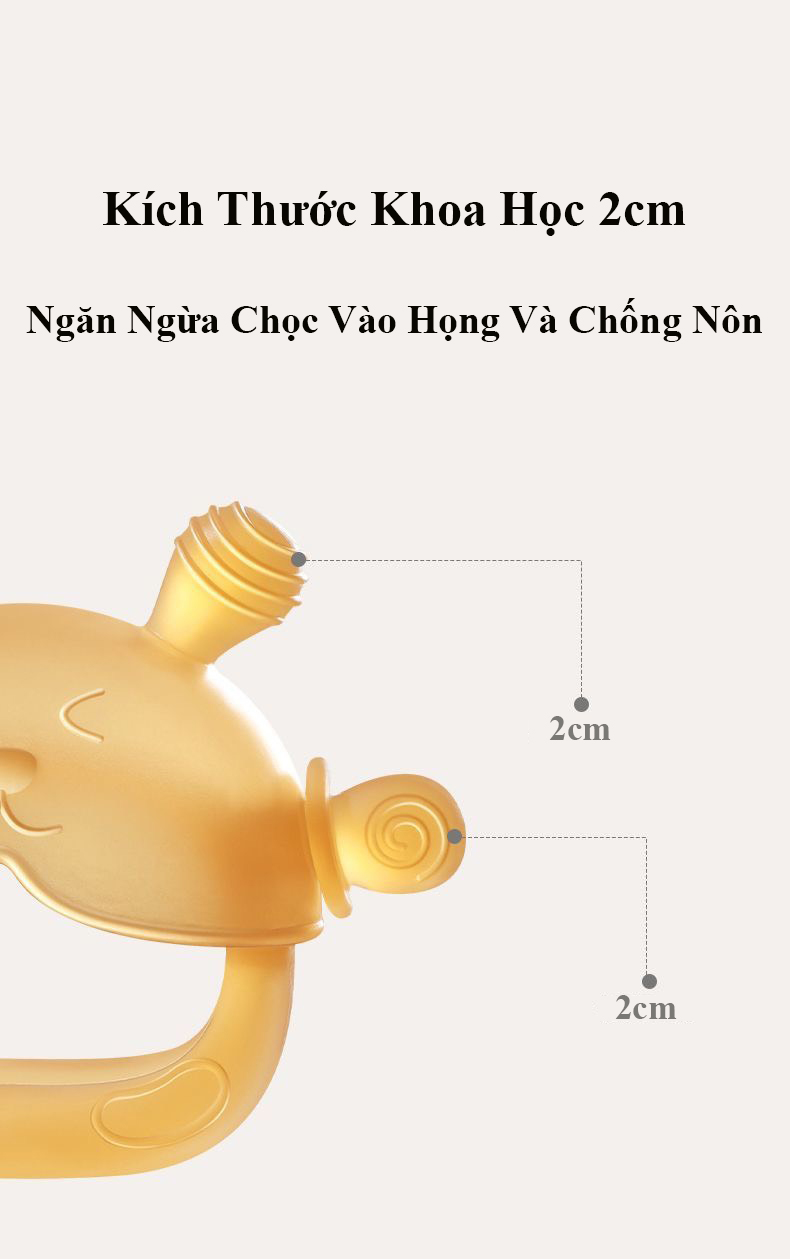 Mô tả Gặm Nướu Cho Bé Xỏ Tay Hình Gấu KidAndMom Đồ Chơi Gặm Nướu Silicone Siêu Mềm An Toàn Cho Bé Sơ Sinh - 7