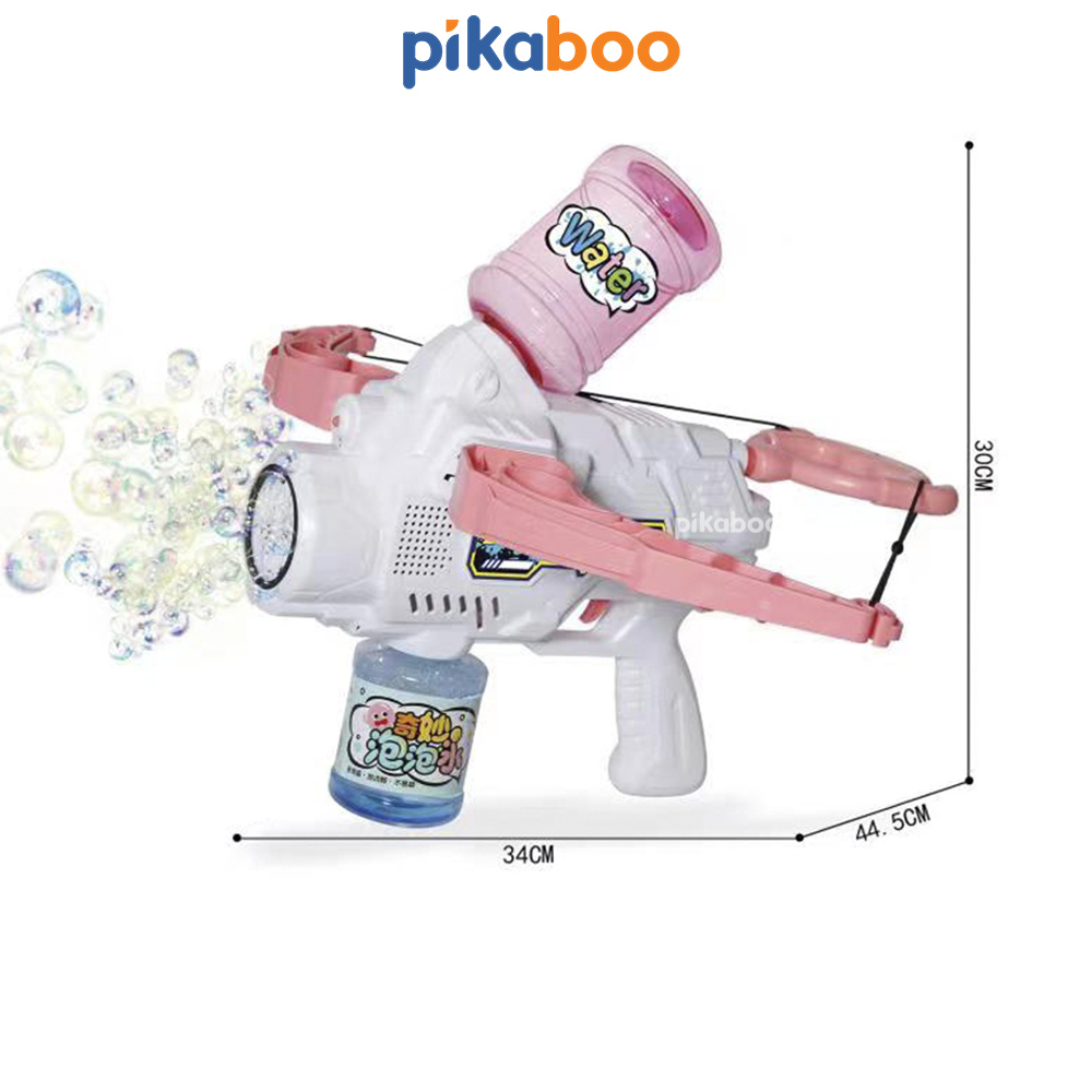 Mô tả Đồ chơi tạo bong bóng và phun nước Pikaboo chất liệu cao cấp an toàn ra nhiều bong bóng đẹp mắt - 11