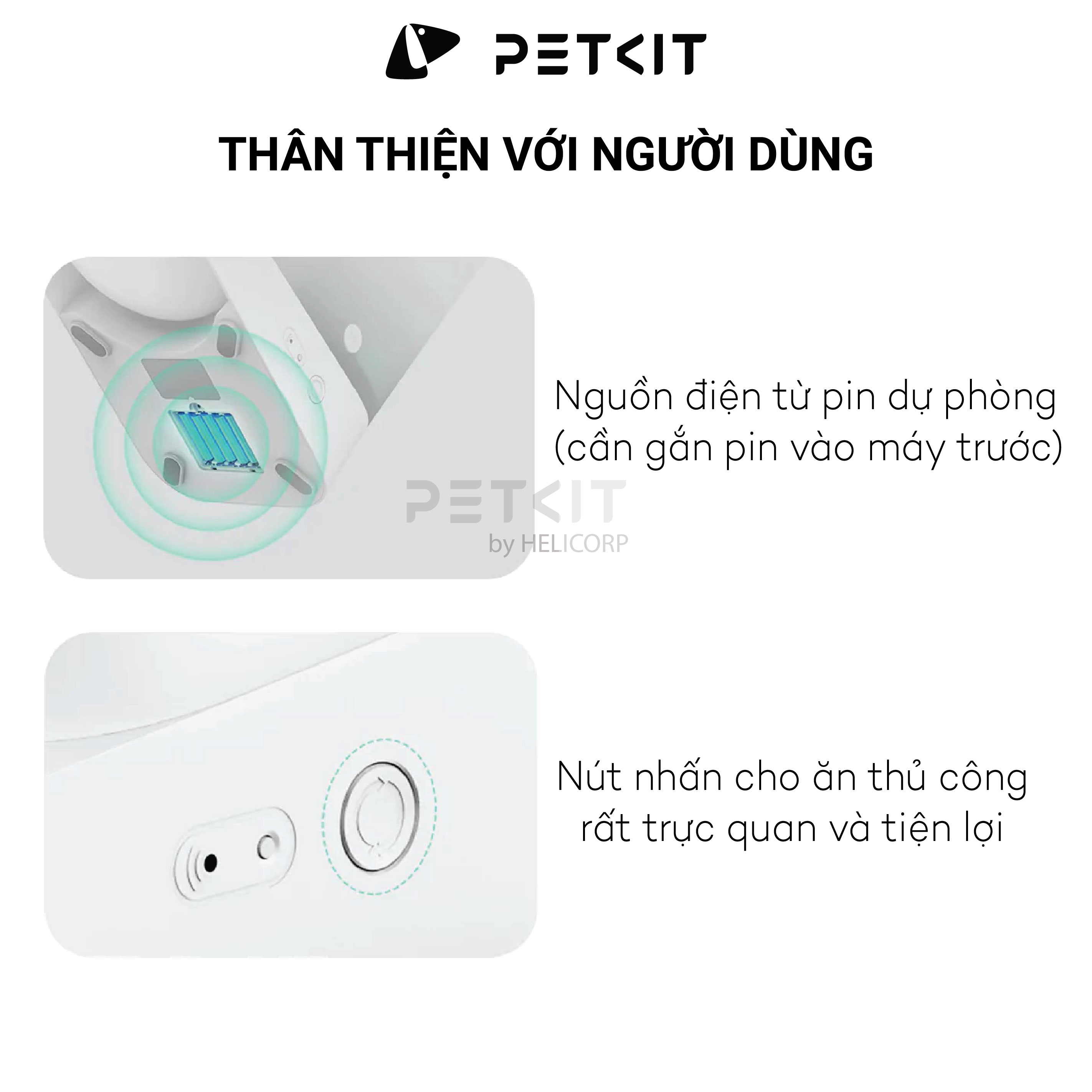 Máy ăn cho mèo chó PETKIT YUMSHARE SOLO với camera
