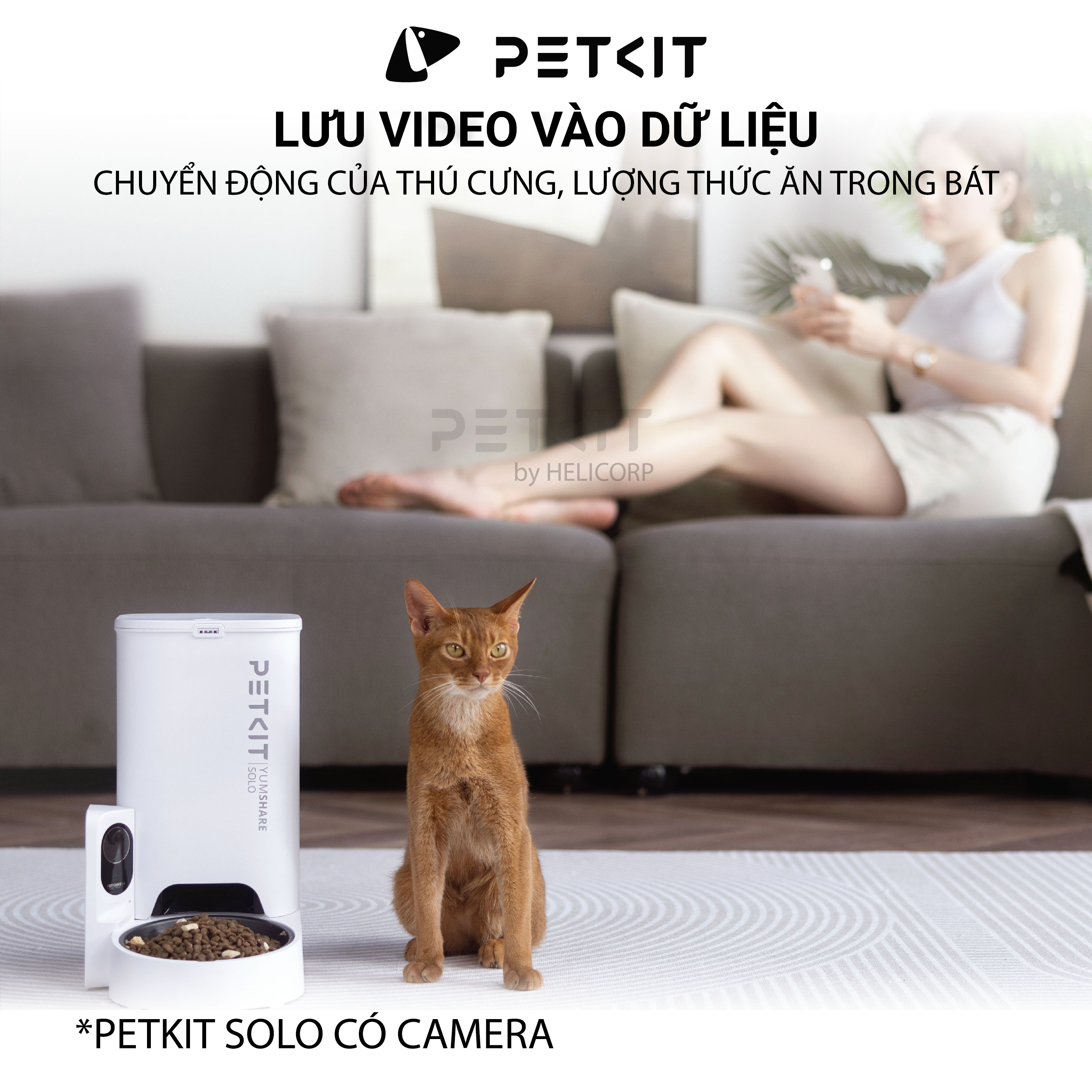 Chi tiết cấu tạo chống ẩm của PETKIT YUMSHARE SOLO