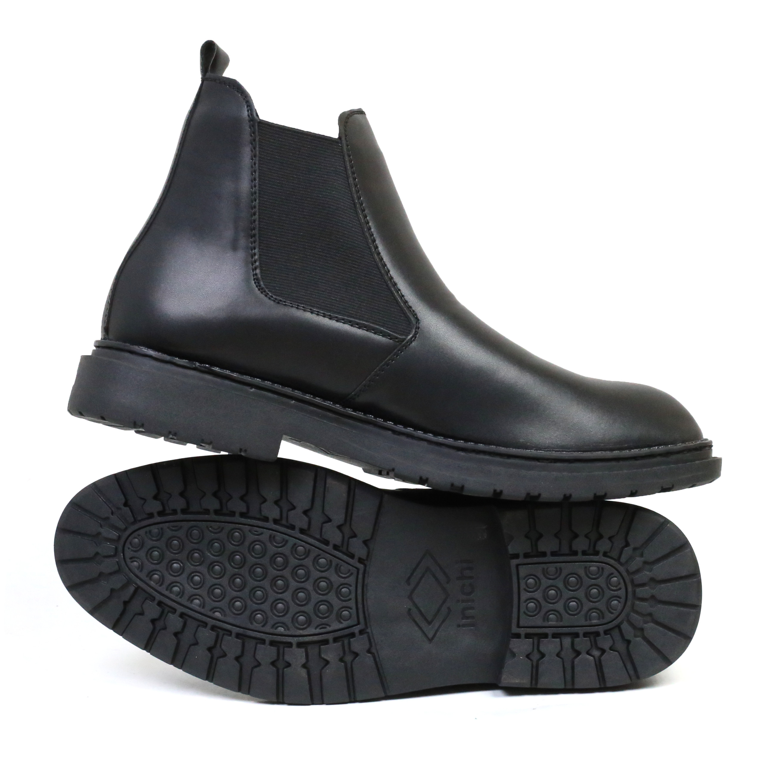 Mô tả Giày da chelsea boots Inichi G1222 da loại tốt, đế cao 2 tầng - 2