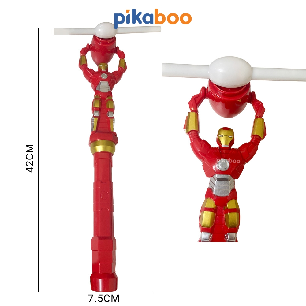 Mô tả Gậy phát sáng cho bé Pikaboo, có cánh xoay chong chóng, nhạc sôi động, ánh sáng đẹp mắt, an toàn - 2