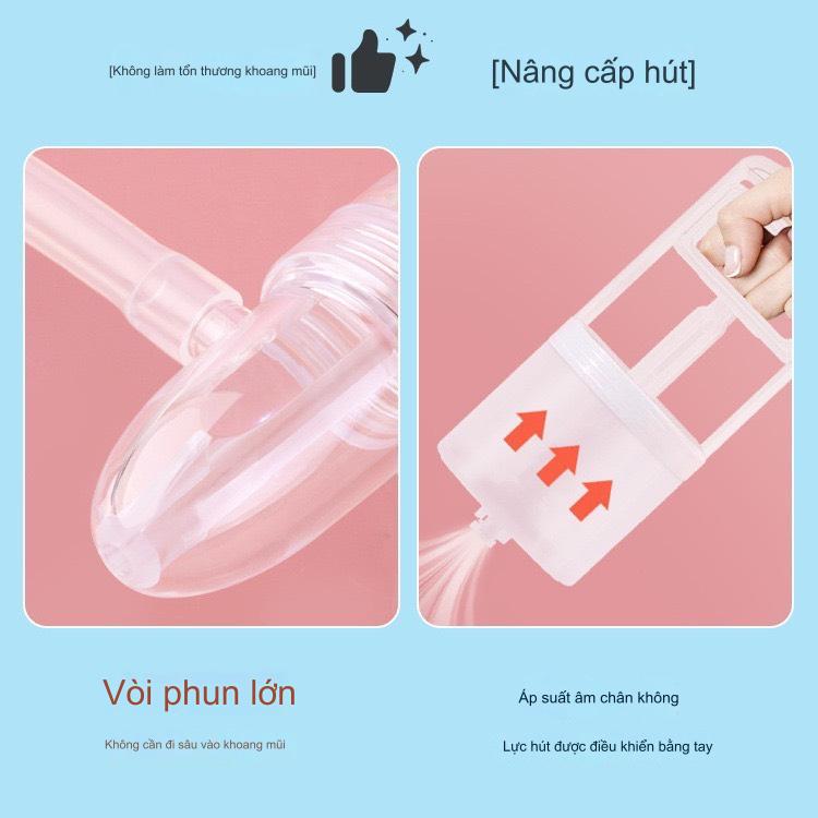 Mô tả Dụng cụ hút mũi kéo tay KidsWorld thế hệ mới chính hãng,nhựa nguyên sinh,lực hút mạnh,an toàn cho bé - 1