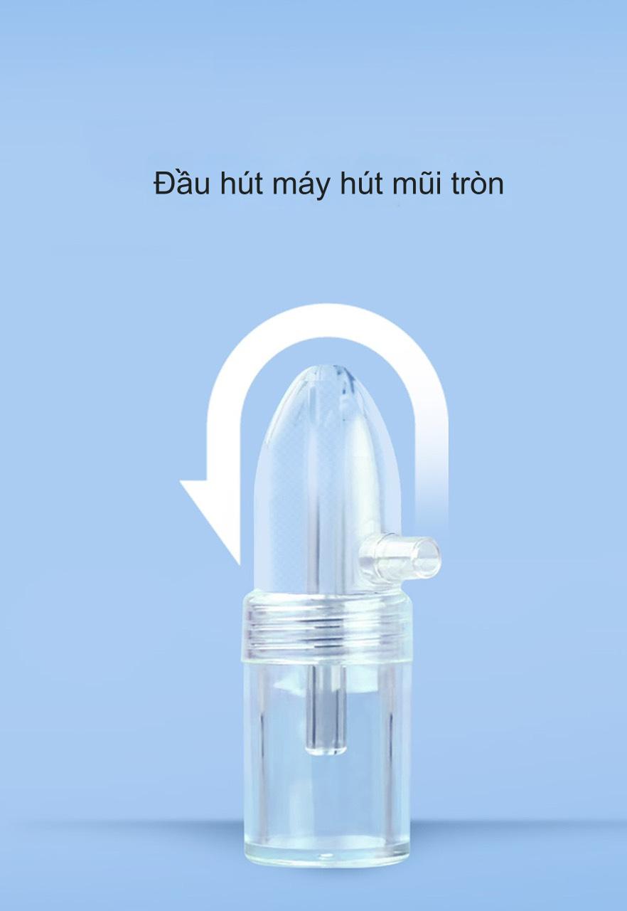 Mô tả Dụng cụ hút mũi NASAL kéo tay thế hệ mới, chất liệu nhựa nguyên sinh, lực hút mạnh, an toàn cho bé - 1