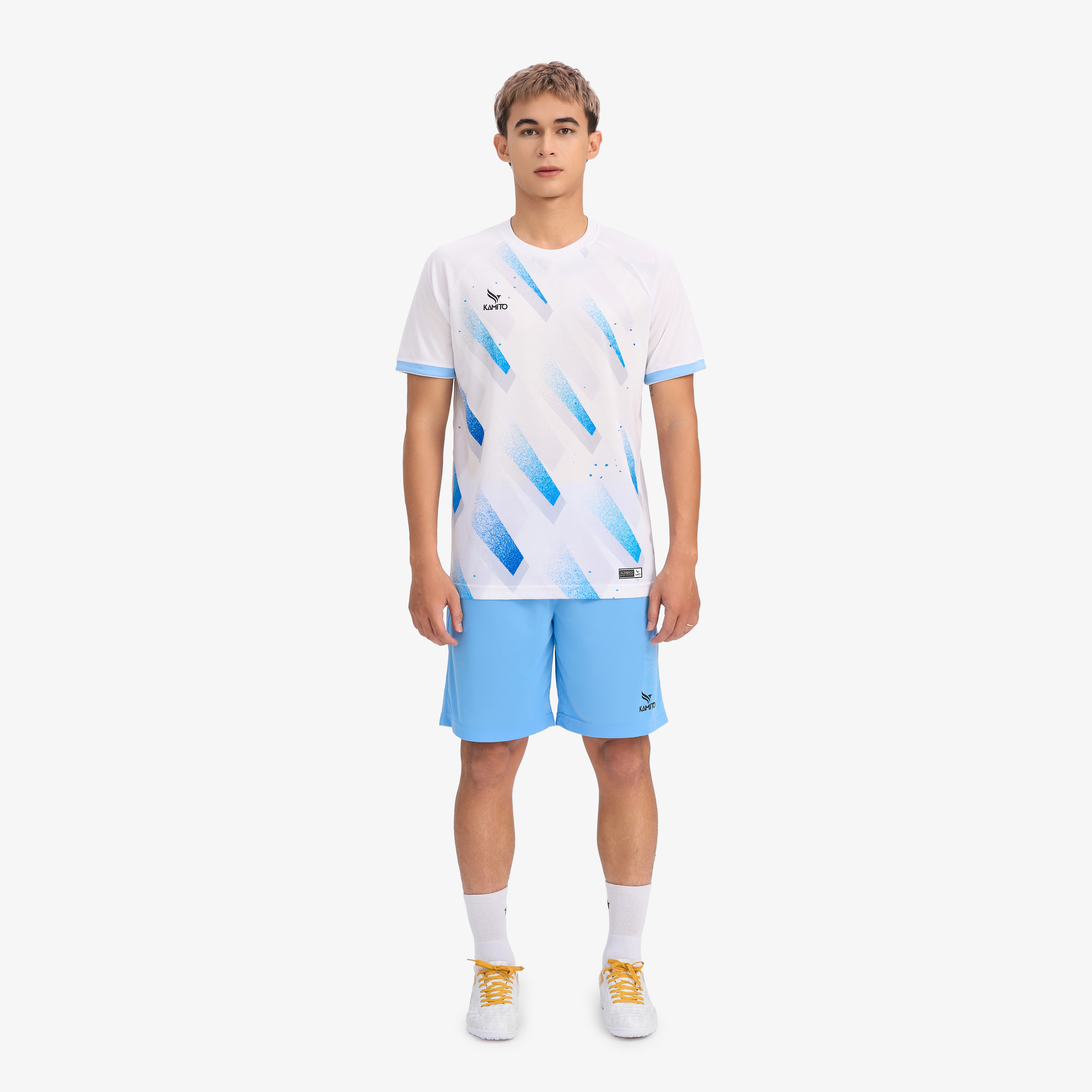 Mô tả Bộ quần áo bóng đá Kamito Galaxy, form vừa vặn, polyester mềm mịn, co giãn 4 chiều, thoáng khí - 3