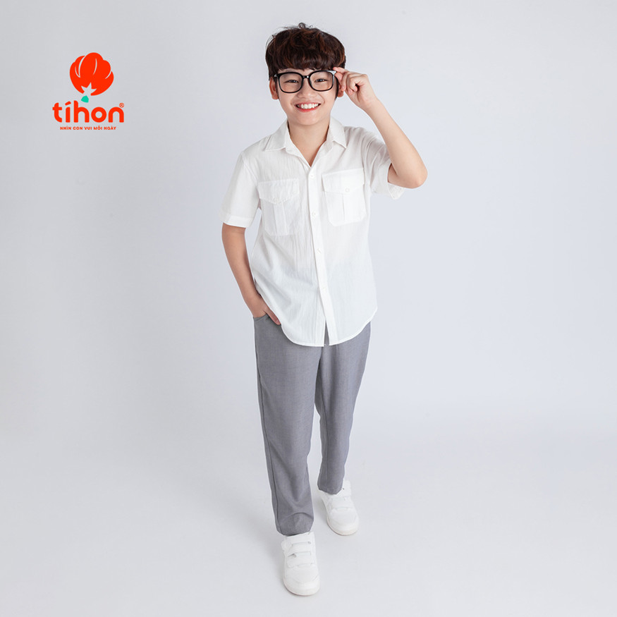 Quần âu ống suông bé trai TIHON