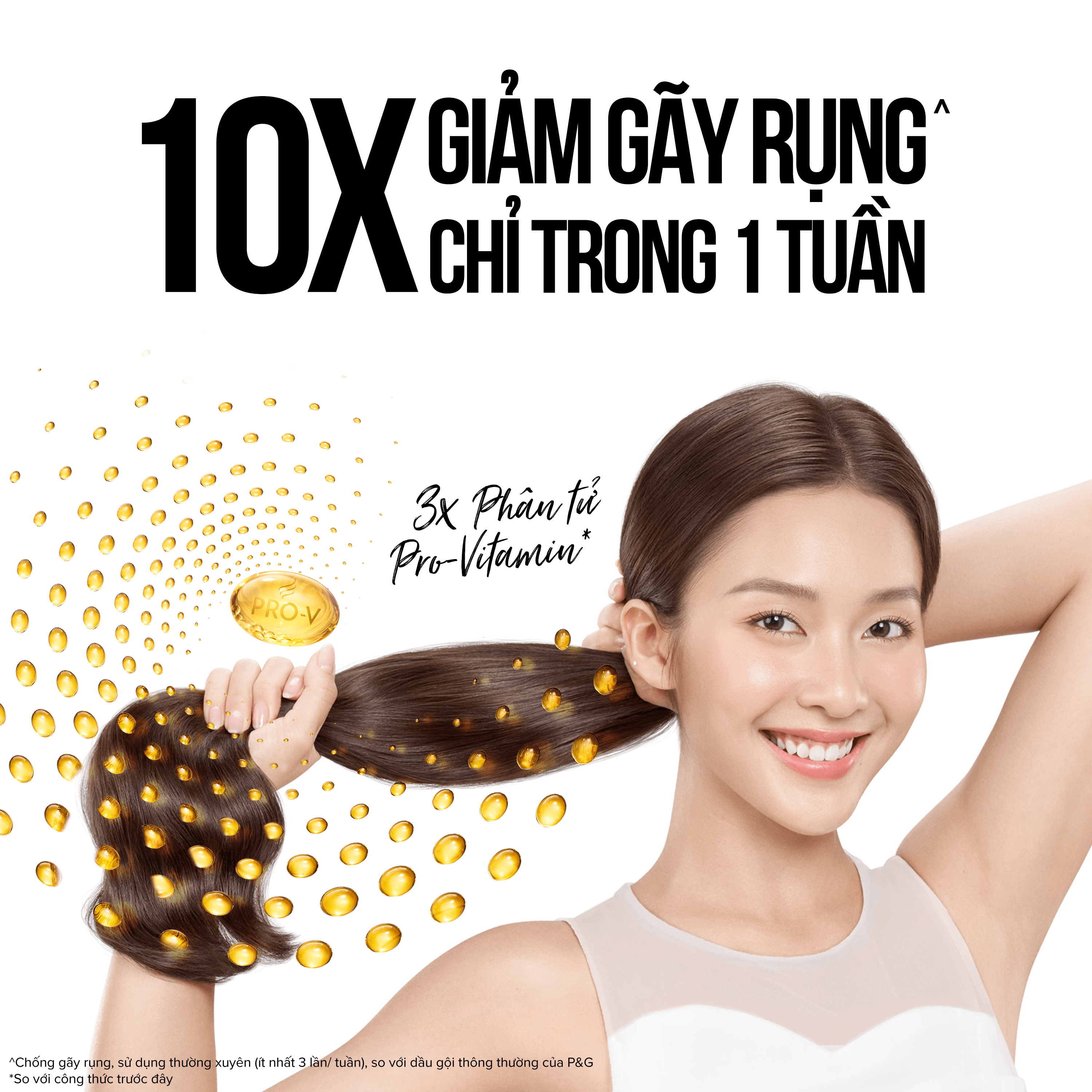 Mô tả Dầu Gội PANTENE Pro-V Ngăn Rụng Tóc/ Suôn Mượt Óng Ả - Chai 1800ML - 5