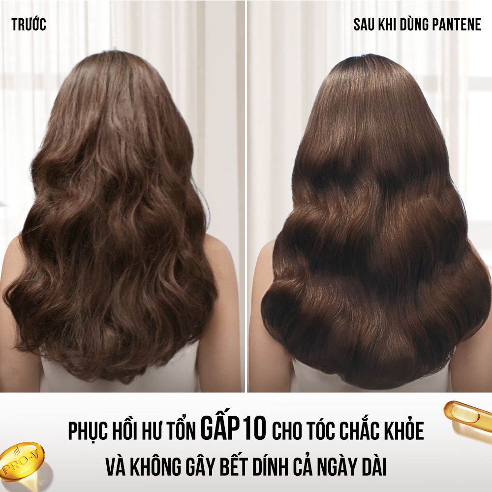 Mô tả Dầu Gội PANTENE Pro-V Ngăn Rụng Tóc/ Suôn Mượt Óng Ả - Chai 1800ML - 1