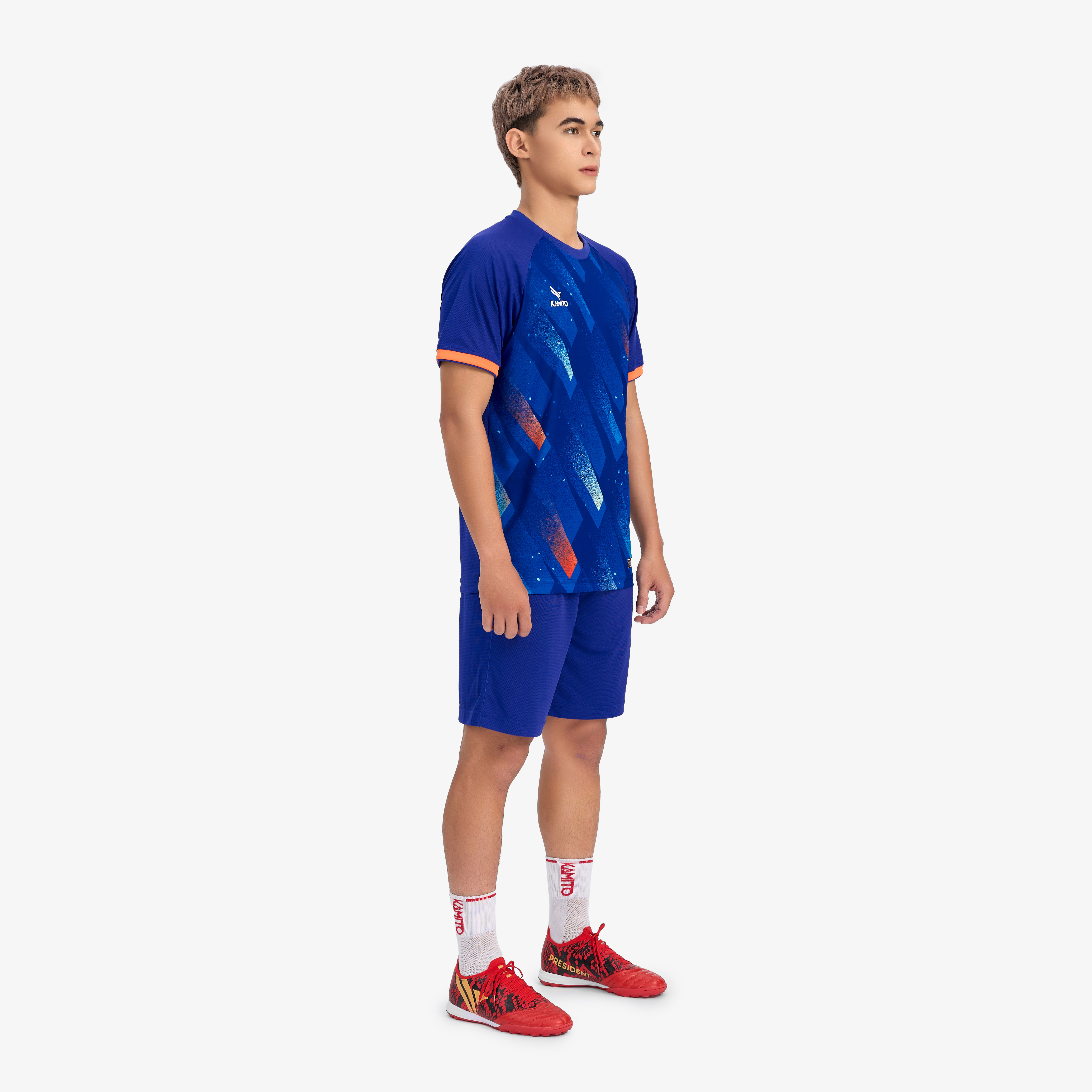 Mô tả Bộ quần áo bóng đá Kamito Galaxy, form vừa vặn, polyester mềm mịn, co giãn 4 chiều, thoáng khí - 6