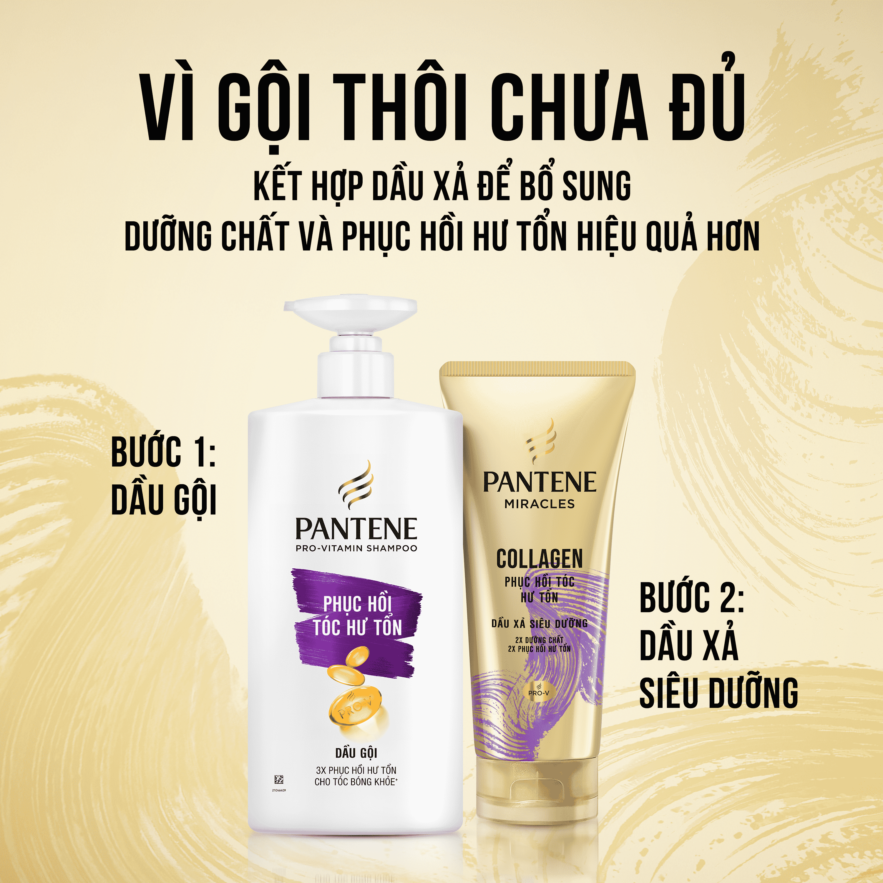 Mô tả Dầu Xả Siêu Dưỡng PANTENE Miracles Ngăn Rụng Tóc Biotin/ Phục Hồi Hư Tổn Collagen - Chai 480ML - 6