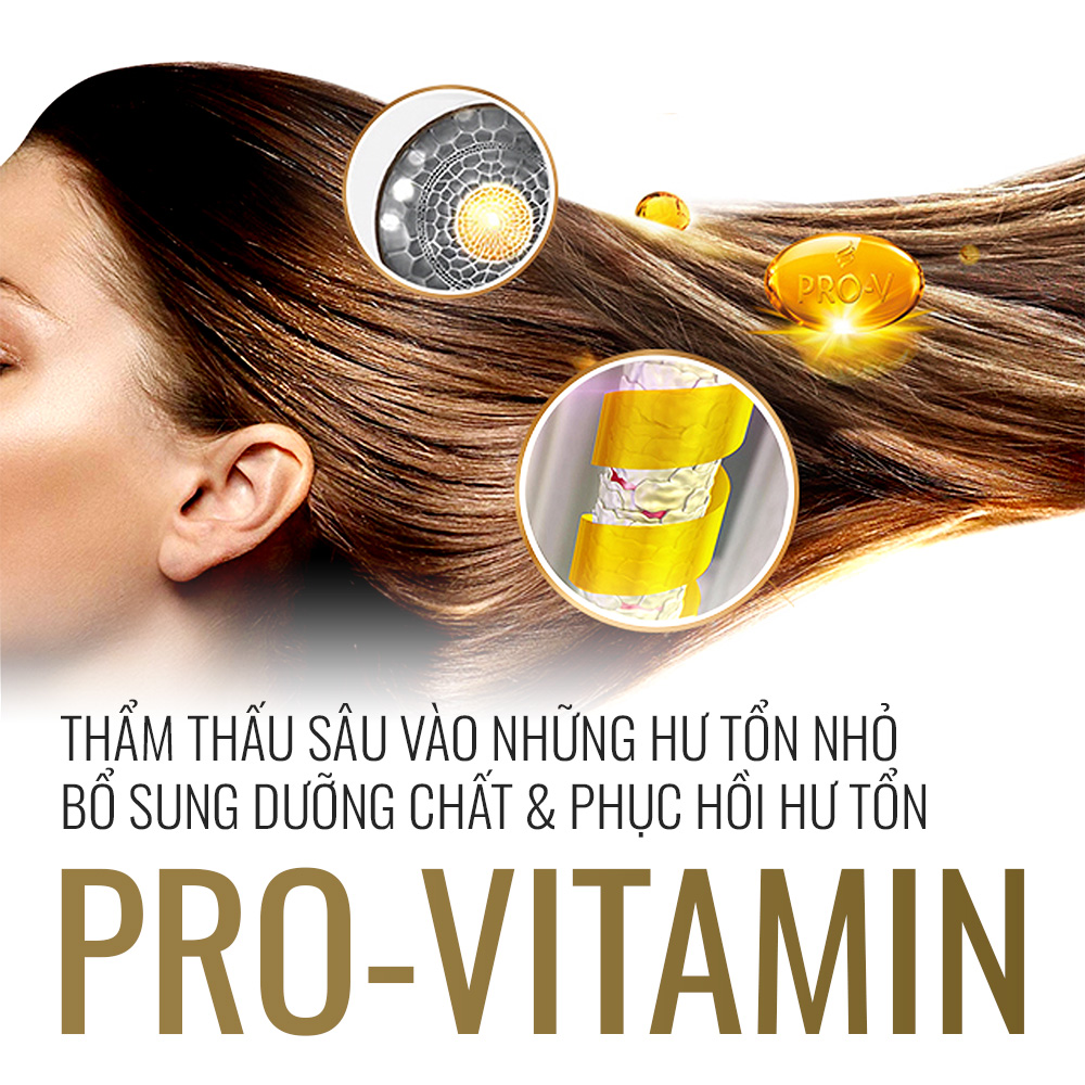 Mô tả Dầu Gội PANTENE Pro-V Phục Hồi Hư Tổn/ Dưỡng Mềm Mượt - Chai 450ML - 1