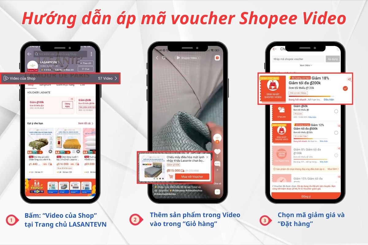 Mô tả Chiếu Mây Điều Hòa Băng Lạnh Chính Hãng Lasante Chun Bọc Đệm , 4 Lớp Mát, Thông Thoáng Cho Mùa Hè - 8