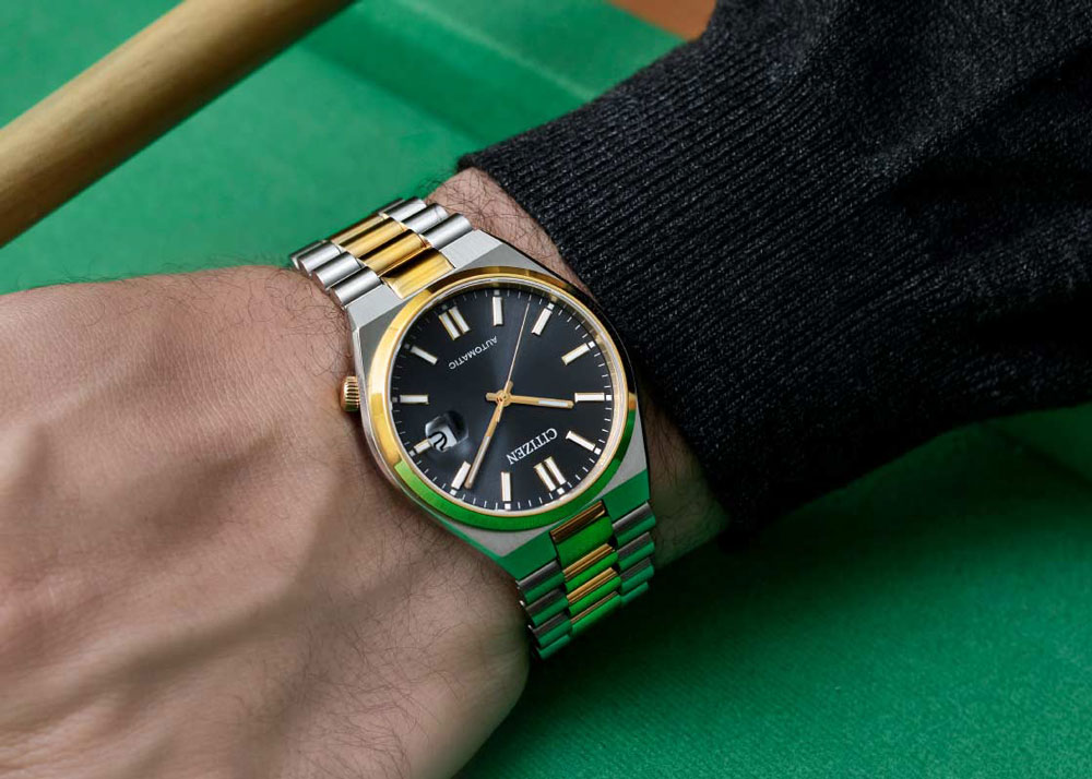 Mô tả Đồng Hồ Nam Citizen Tsuyosa Automatic Dây Thép Không Gỉ NJ0154-80H - Mặt Đen (Sapphire) - 2