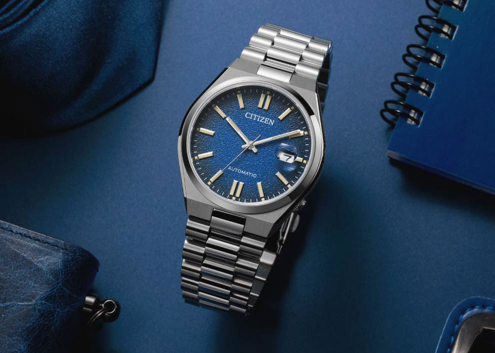 Mô tả Đồng Hồ Nam Citizen Tsuyosa Automatic Dây Thép Không Gỉ NJ0151-88L - Mặt Xanh (Sapphire) - 1