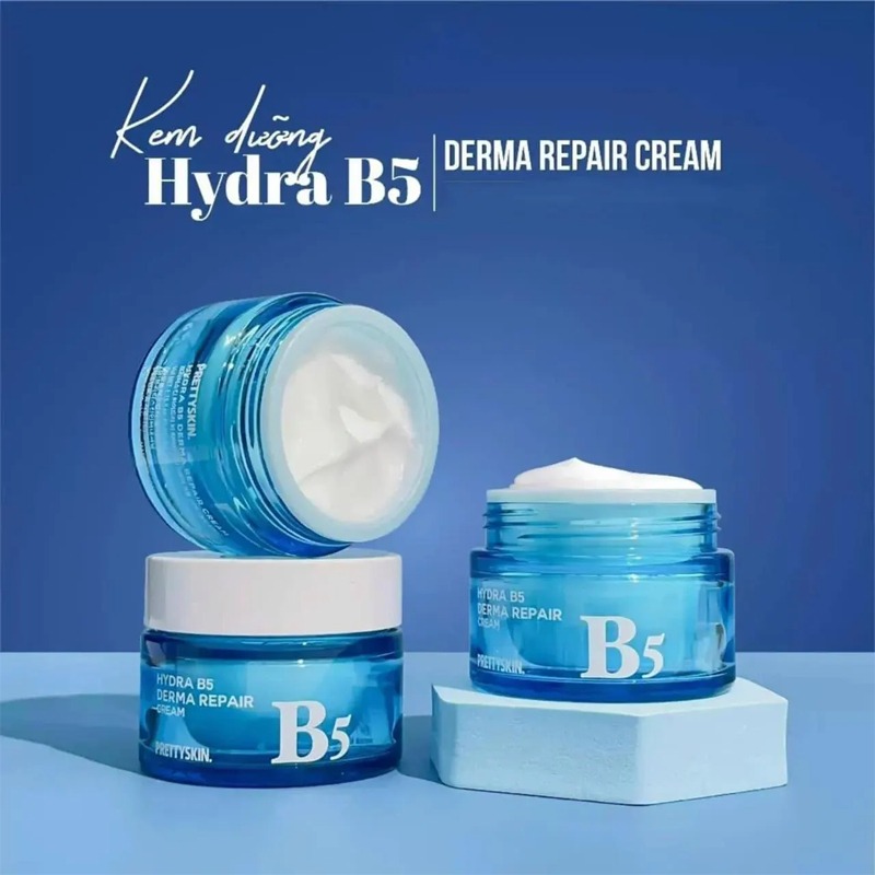 Mô tả Kem dưỡng ẩm B5 Prettyskin Hydra B5 Dema Repair Cream giúp phục hồi và làm sáng da giúp tái tạo cho da khoẻ căng bóng - 2