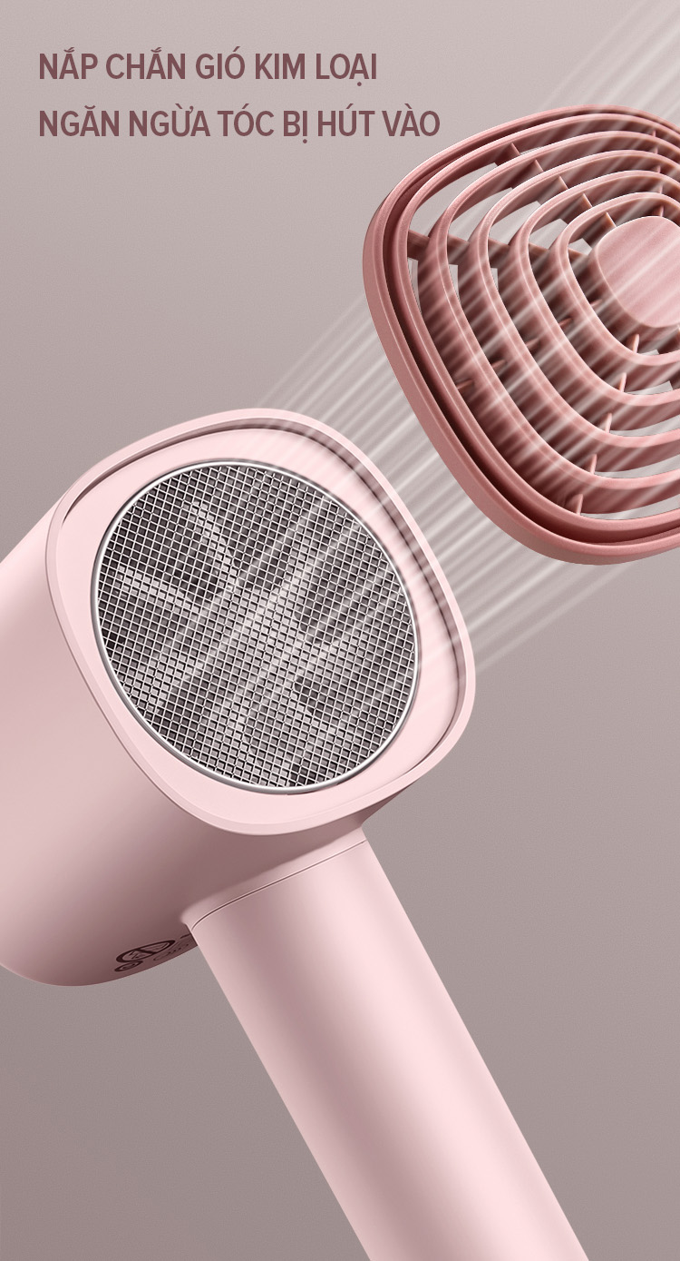 Mô tả Máy Sấy Tóc Ion Âm Flyco FH1630VN Công Suất Lớn 1600W Sấy Nóng và Mát Bảo Vệ Tóc - Chính Hãng - 9