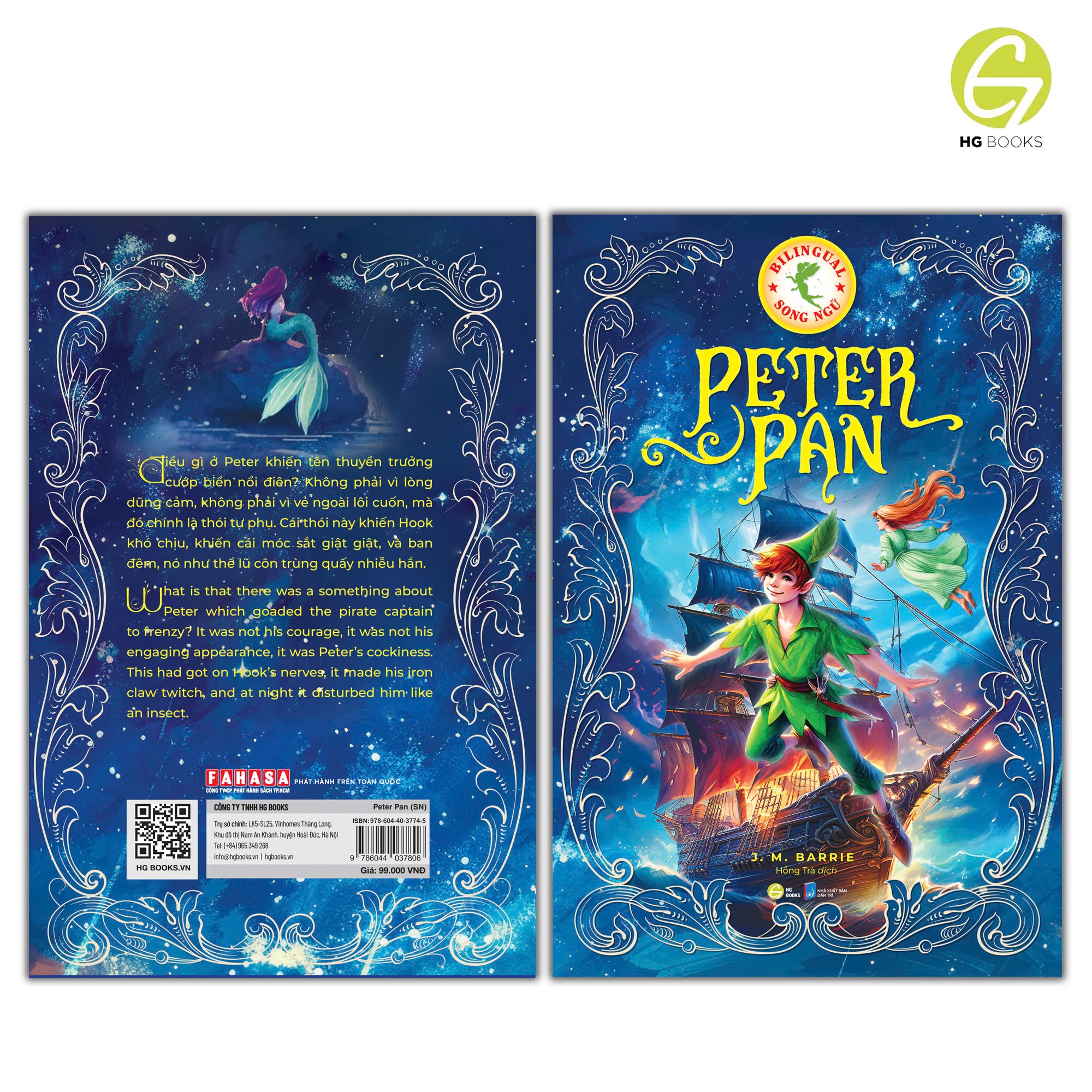 Mô tả Sách thiếu nhi kinh điển Song ngữ Hoàng Tử Bé, Alice, Heidi, Peter Pan tặng file nghe & note từ vựng - 6