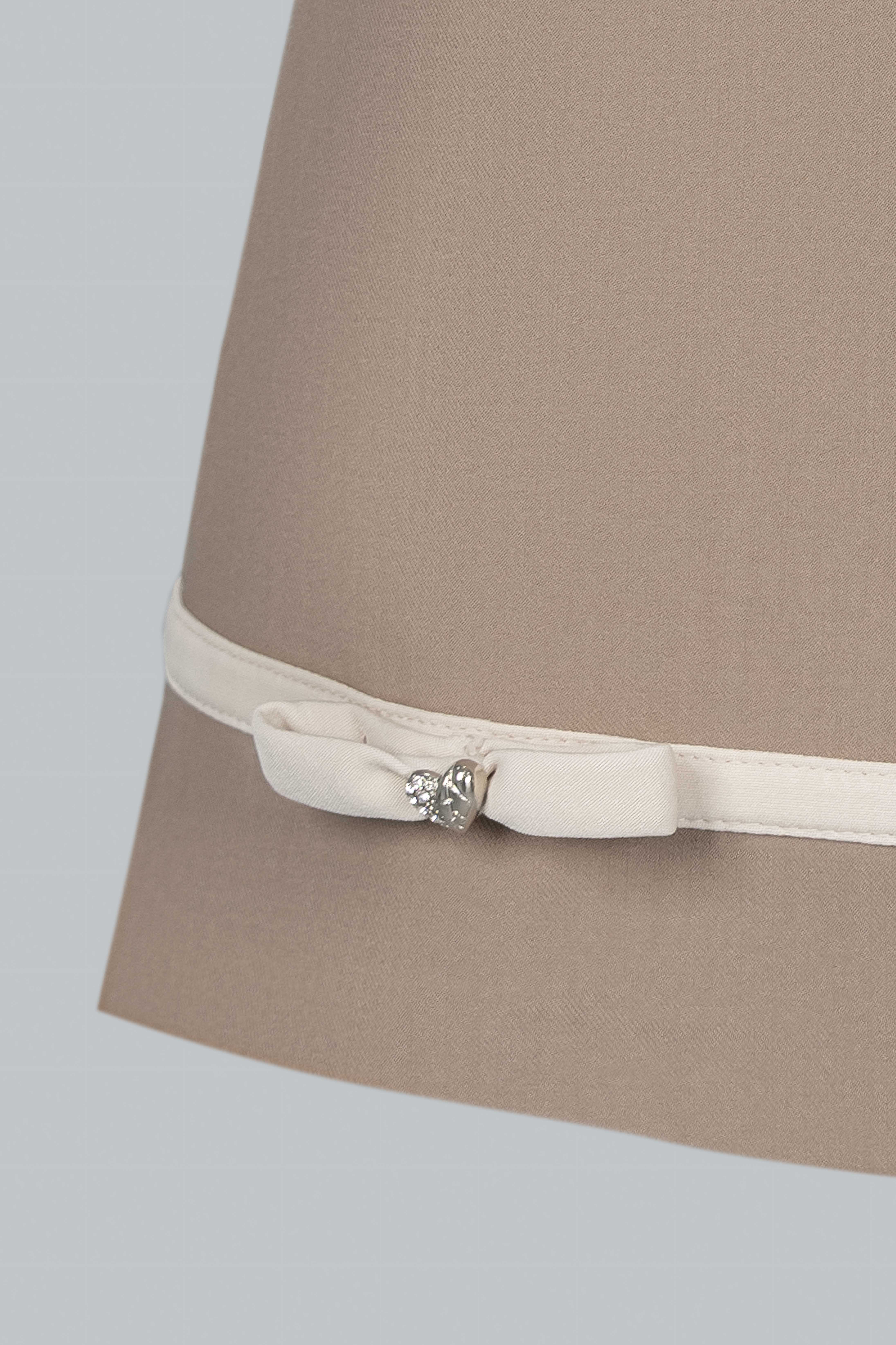 Mô tả Set đồ áo tay bồng cách điệu cổ 2T49.2407K, chân váy A đè dây gấu 4S26.2407K thiết kế bởi JM Dress Design - 4