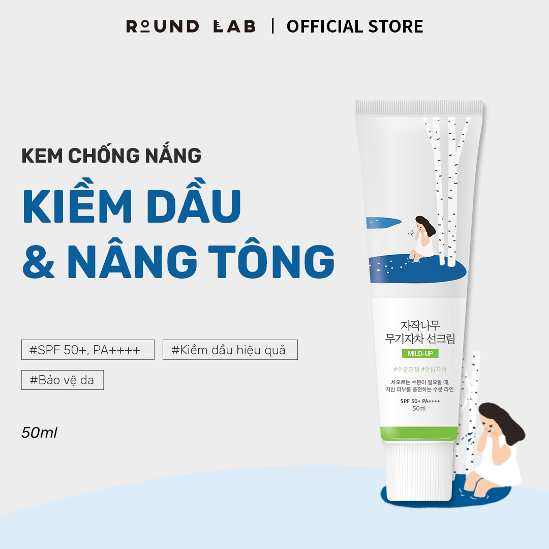 Kem Chống Nắng Vật Lí Birch Juice Mildup Sunscreen