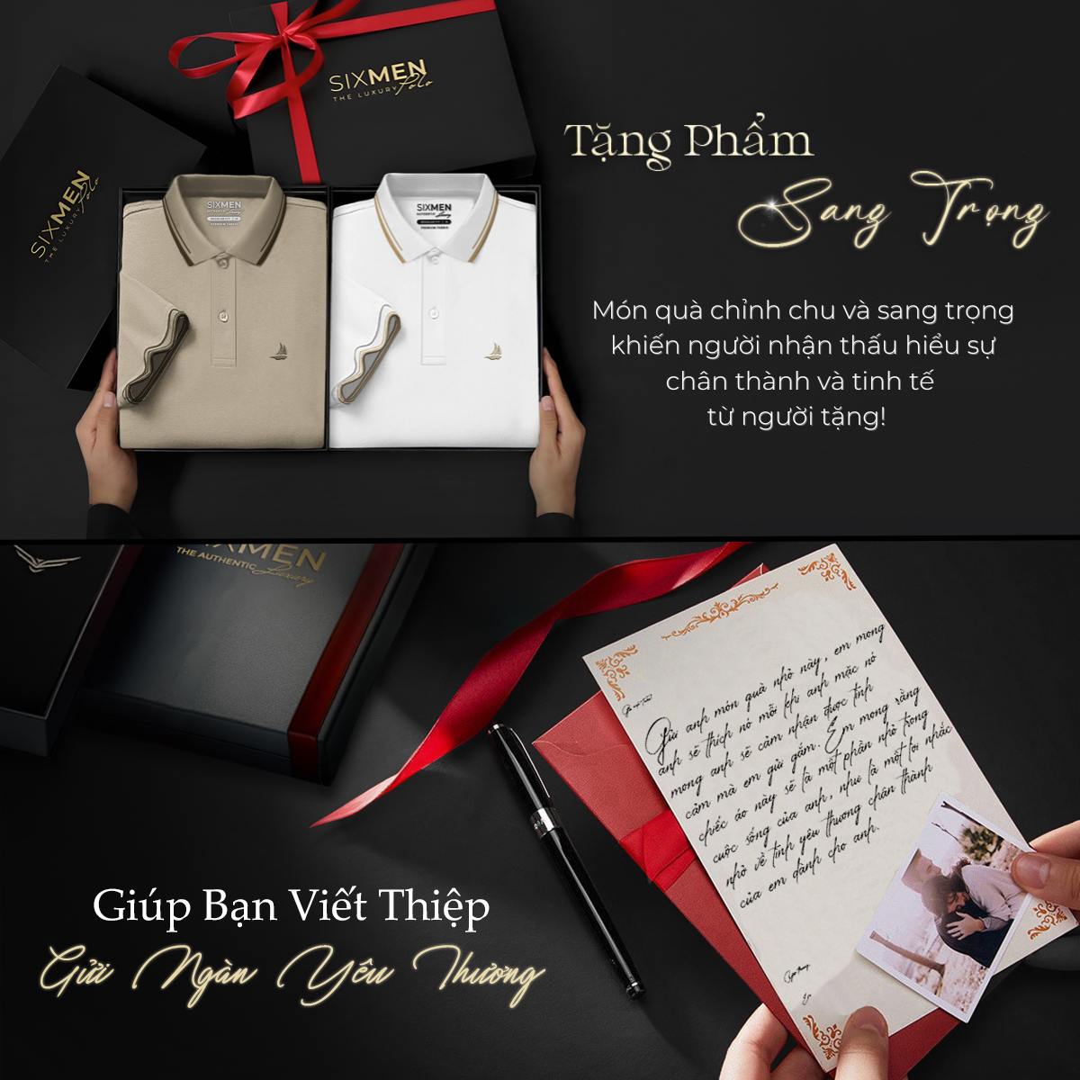 Áo Polo nam BASOR SIXMEN vải cá sấu FeelMax