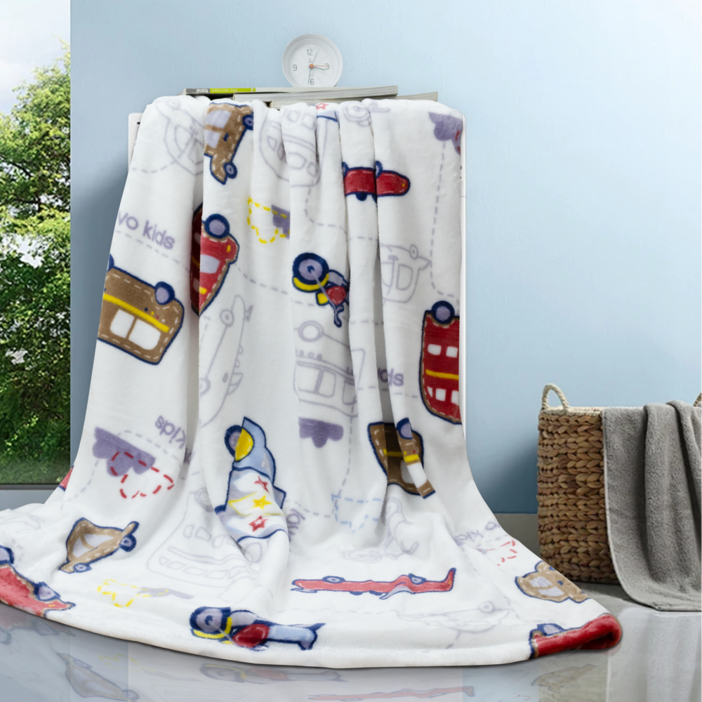Mô tả Mền tuyết NIN House kích thước 180x200cm in họa tiết nhiều màu sắc - 4