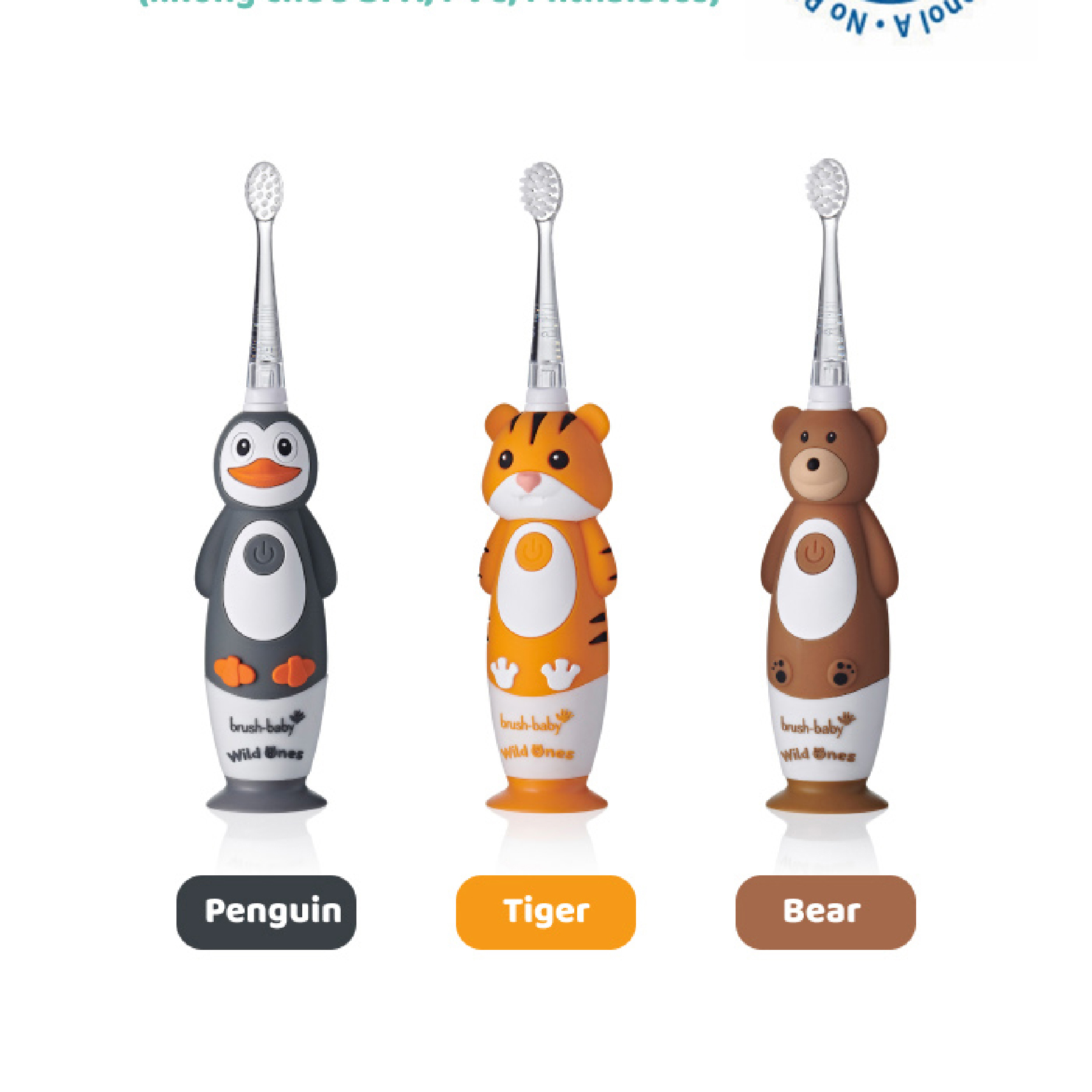 Mô tả Brush-Baby Bàn chải điện sóng âm WildOnes kèm sạc, 2 chế độ làm sạch răng an toàn và hiệu quả cho bé (0 - 10 tuổi) - 6