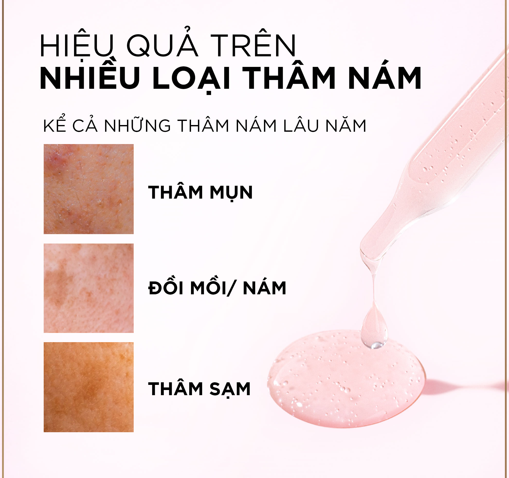Mô tả Bộ Serum Glycolic Melasyl 8% [Melasyl+Glycolic+Niacinamide] 30ml & Kem dưỡng ngày đêm mờ thâm nám L'Oreal Paris Glycolic - 5