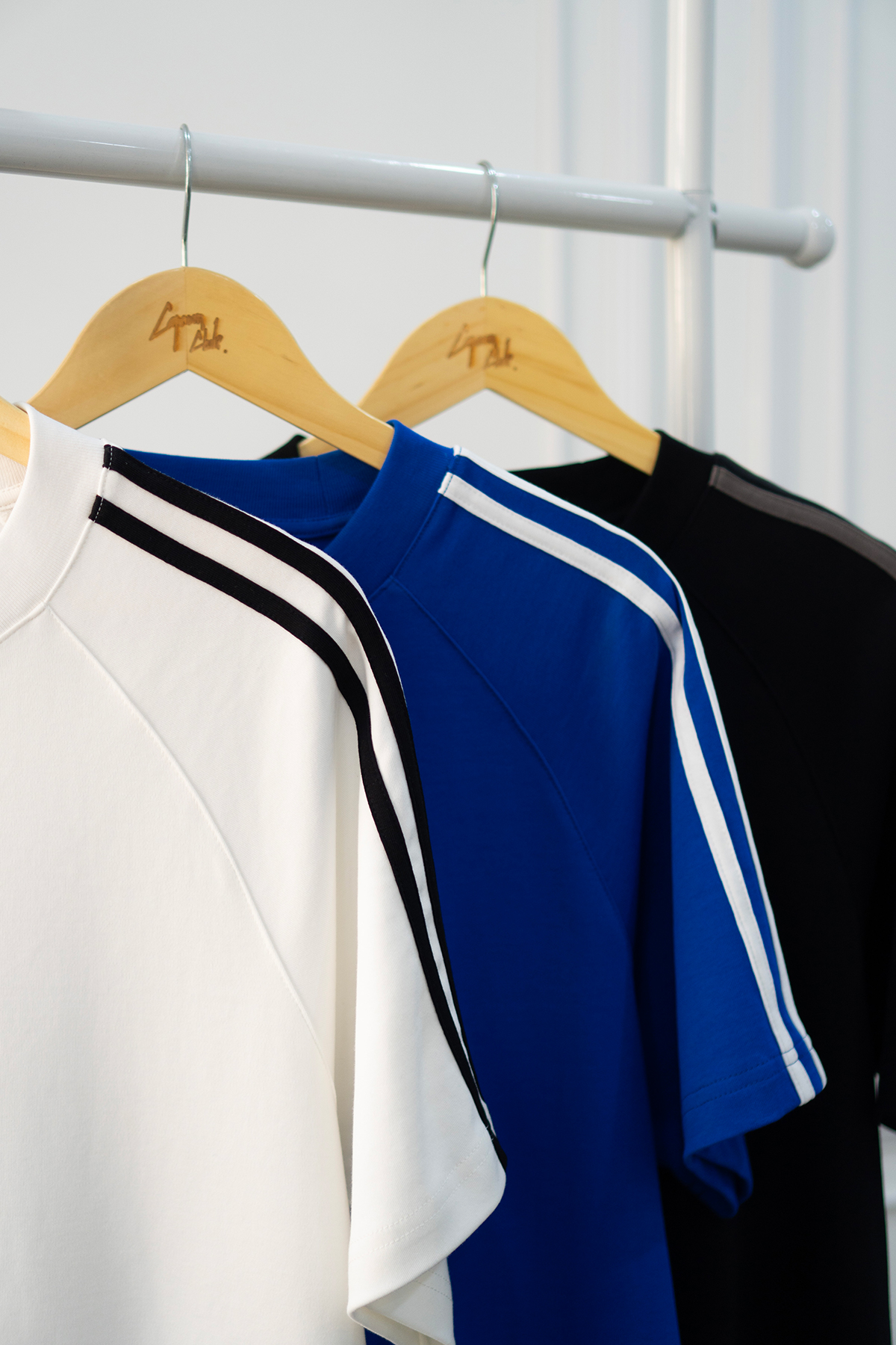 Mô tả Áo thun phom rộng 3 SỌC raglan CAPMAN CLUB, áo phông unisex local brand trẻ trung, thoải mái - 3