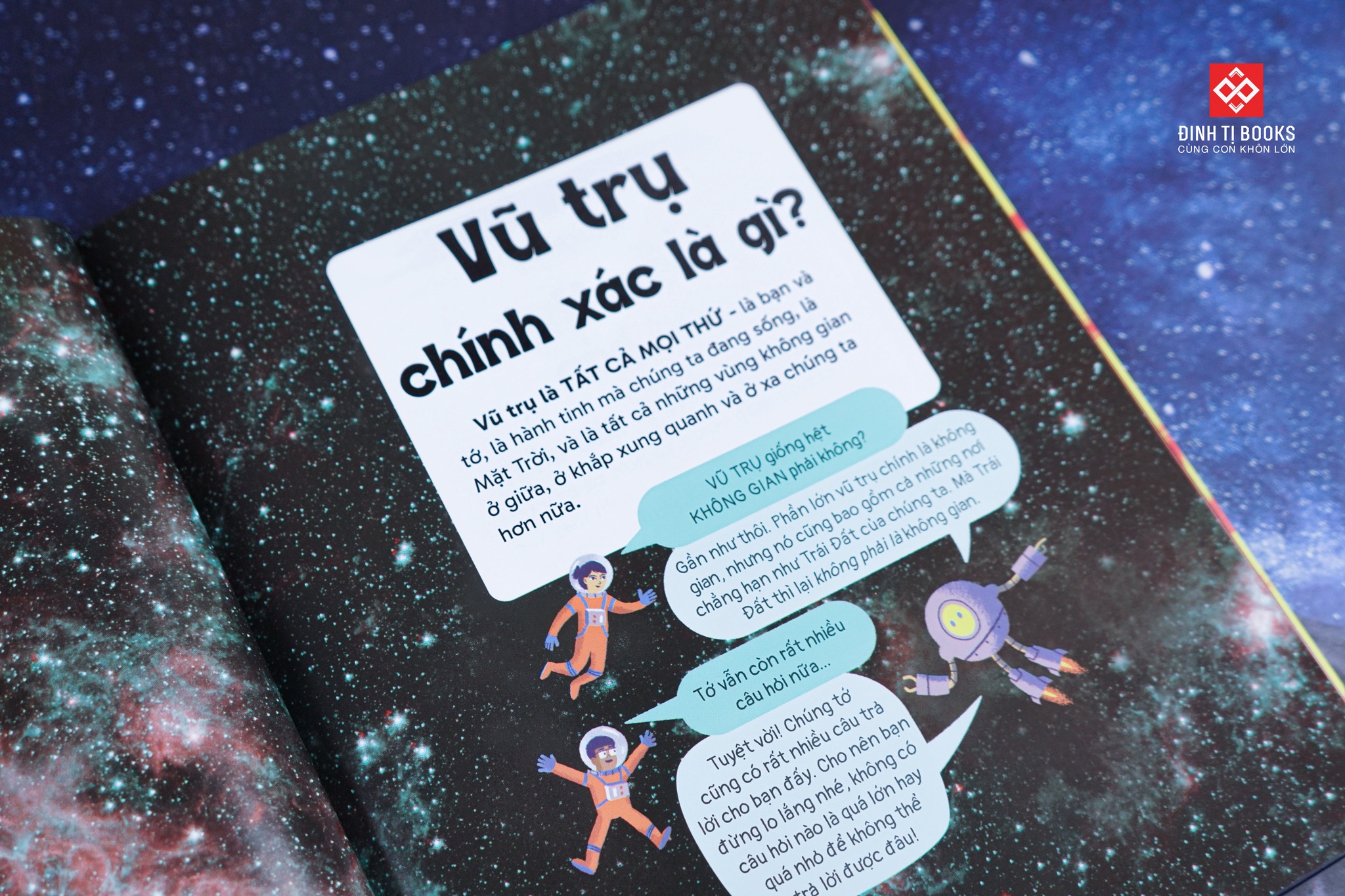 Mô tả Sách - 200 bí ẩn thú vị về vũ trụ - Đinh Tị Books - 1