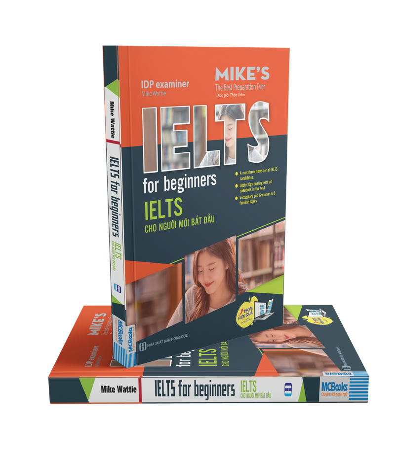 Mô tả Bộ Sách Ielts Mike Gồm 5 Cuốn Trọn Bộ Nghe - Nói - Đọc - Viết - Tác Giả Mike Wattie - MCBooks - 2