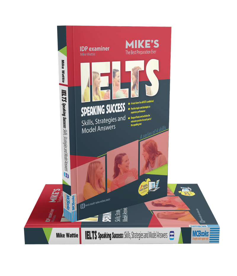 Mô tả Bộ Sách Ielts Mike Gồm 5 Cuốn Trọn Bộ Nghe - Nói - Đọc - Viết - Tác Giả Mike Wattie - MCBooks - 4