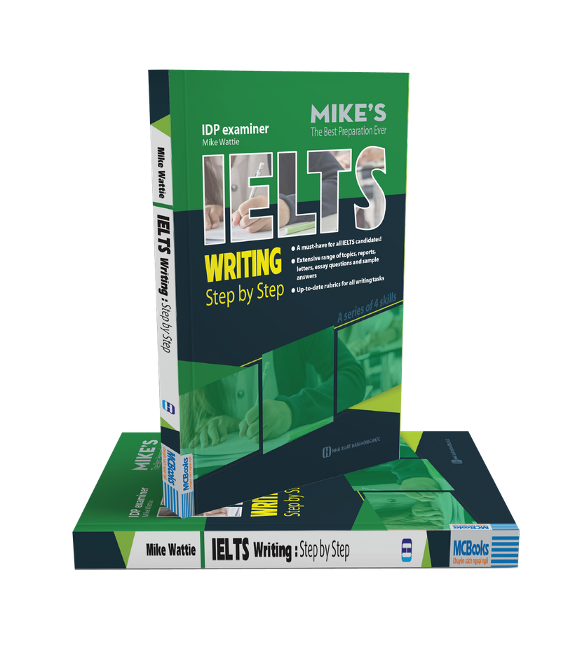Mô tả Bộ Sách Ielts Mike Gồm 5 Cuốn Trọn Bộ Nghe - Nói - Đọc - Viết - Tác Giả Mike Wattie - MCBooks - 6