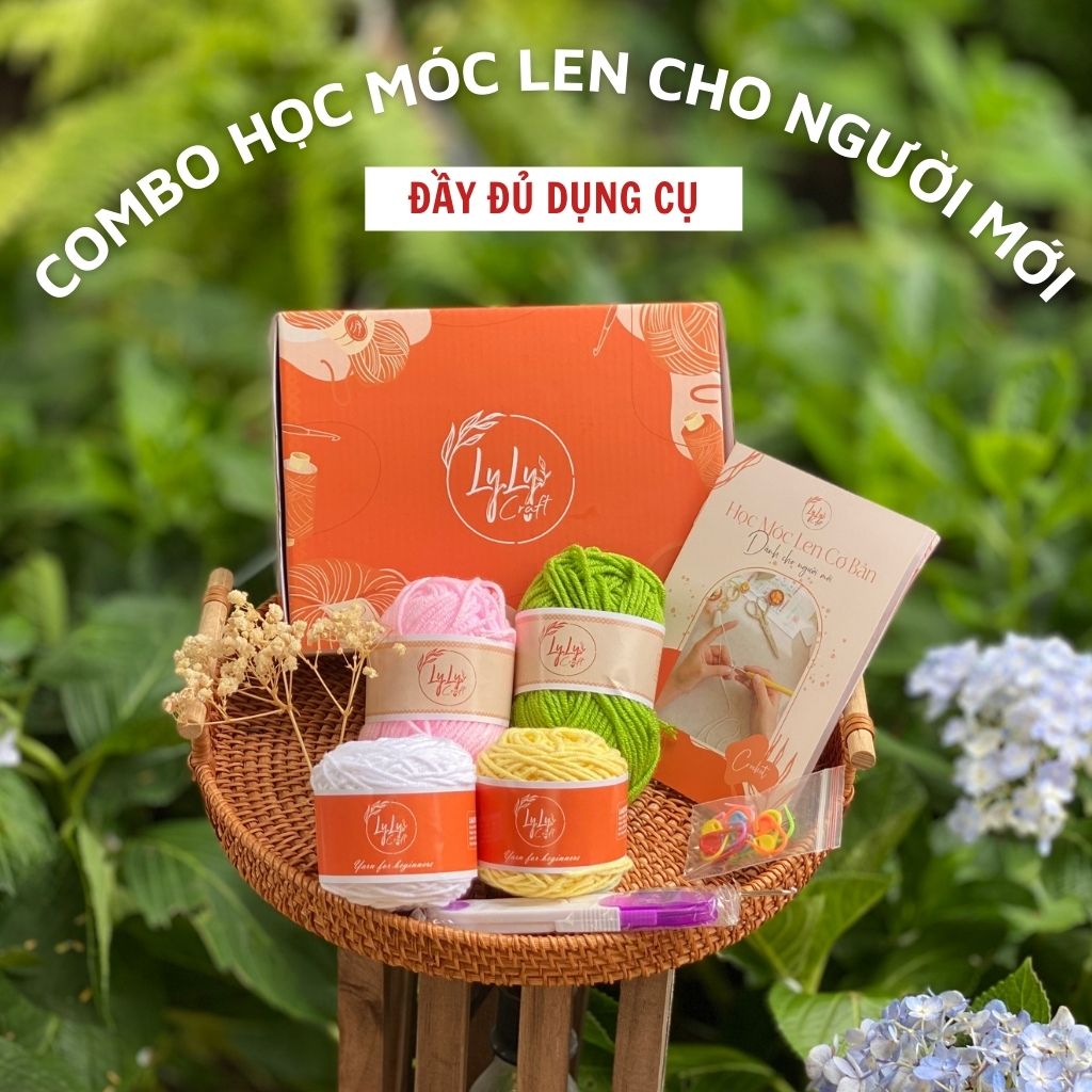 Set Móc Len Dành Cho Người Mới Bắt Đầu LADYCO, Bộ Móc Len Cao Cấp Cơ ...
