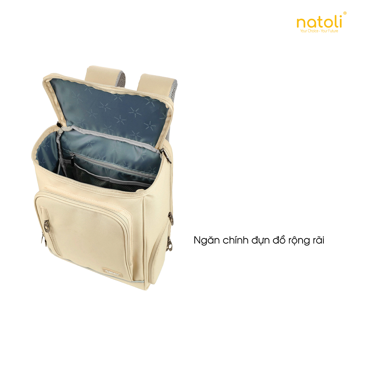 Mô tả Balo cầu lông thể thao NATOLI đựng giày, đựng vợt cầu lông, chống nước cao cấp BST ProSport Backpack B26 - 5