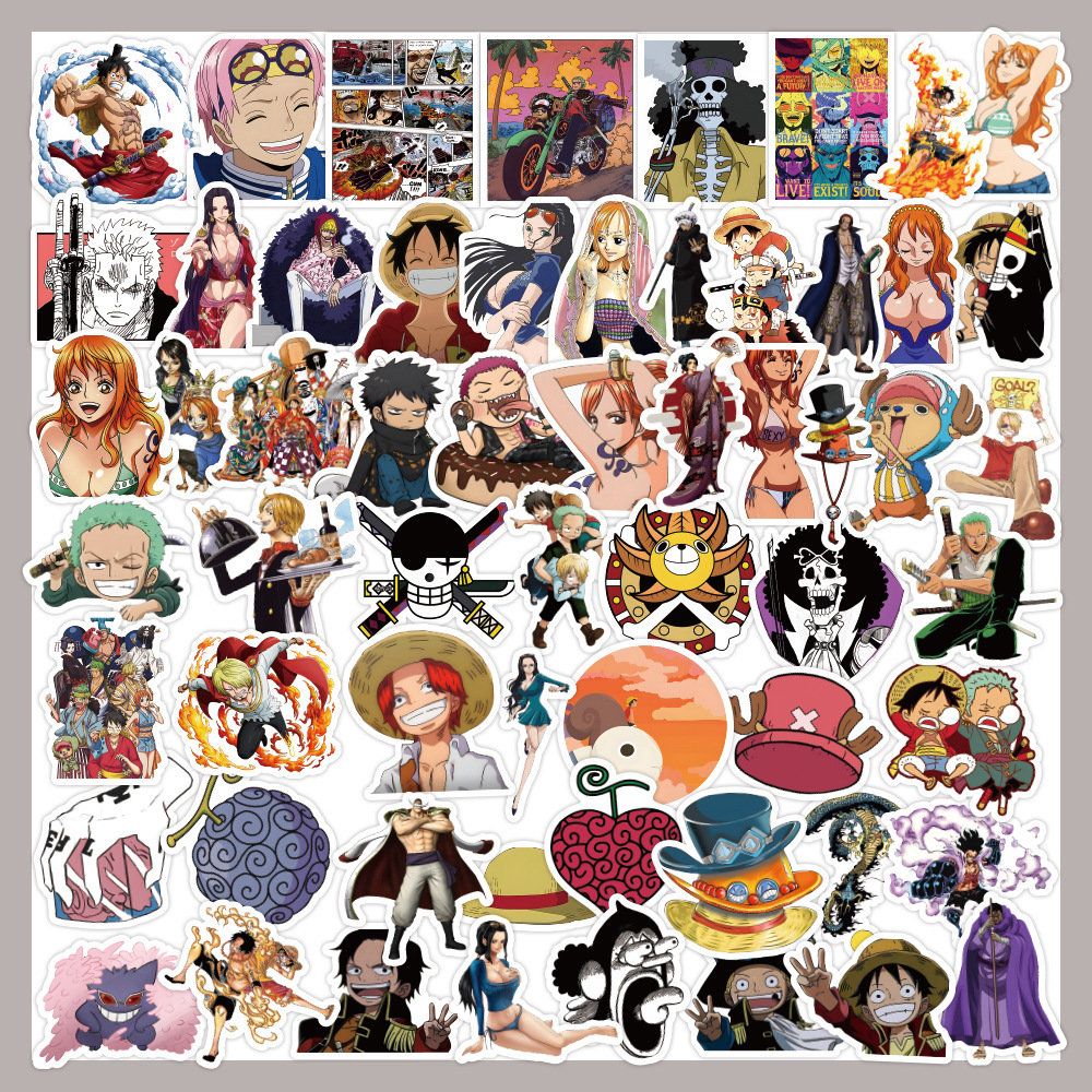 Sticker Anime Cute Hình Dán Conan Kimetsu No Yaiba One Piece Haikyuu ...