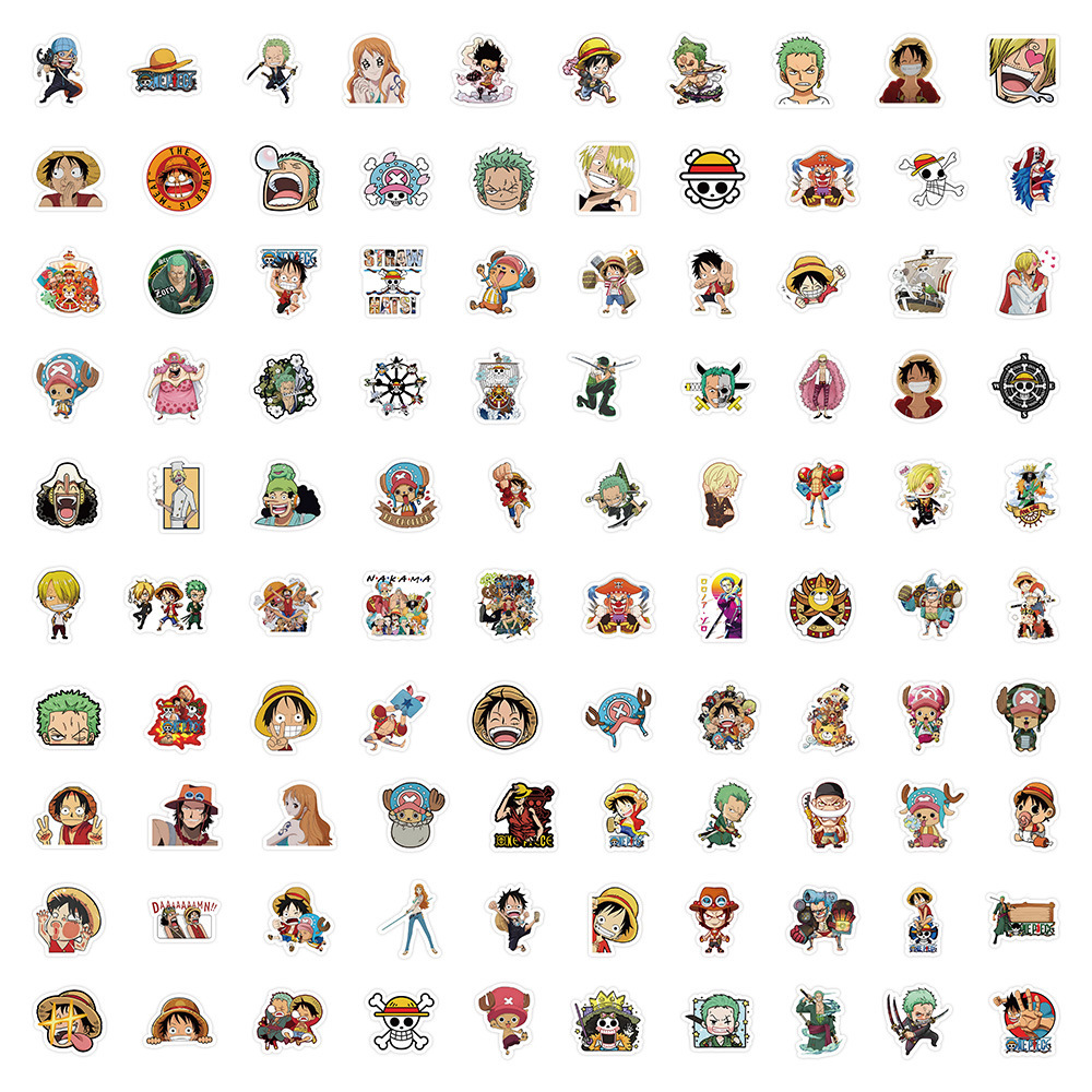 Sticker Anime Cute Hình Dán Conan Kimetsu No Yaiba One Piece Haikyuu ...