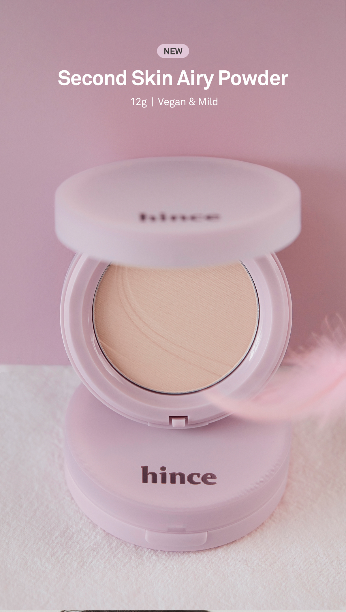 Mô tả Phấn Phủ hince Second Skin Airy Powder 12g - 1