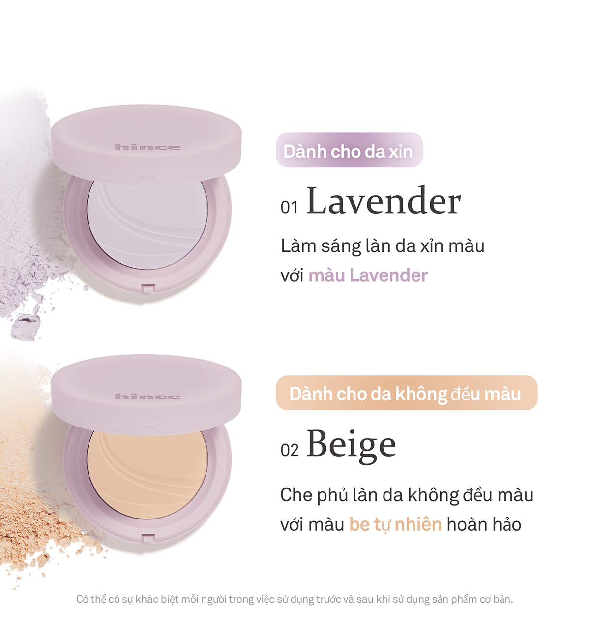 Mô tả Phấn Phủ hince Second Skin Airy Powder 12g - 5