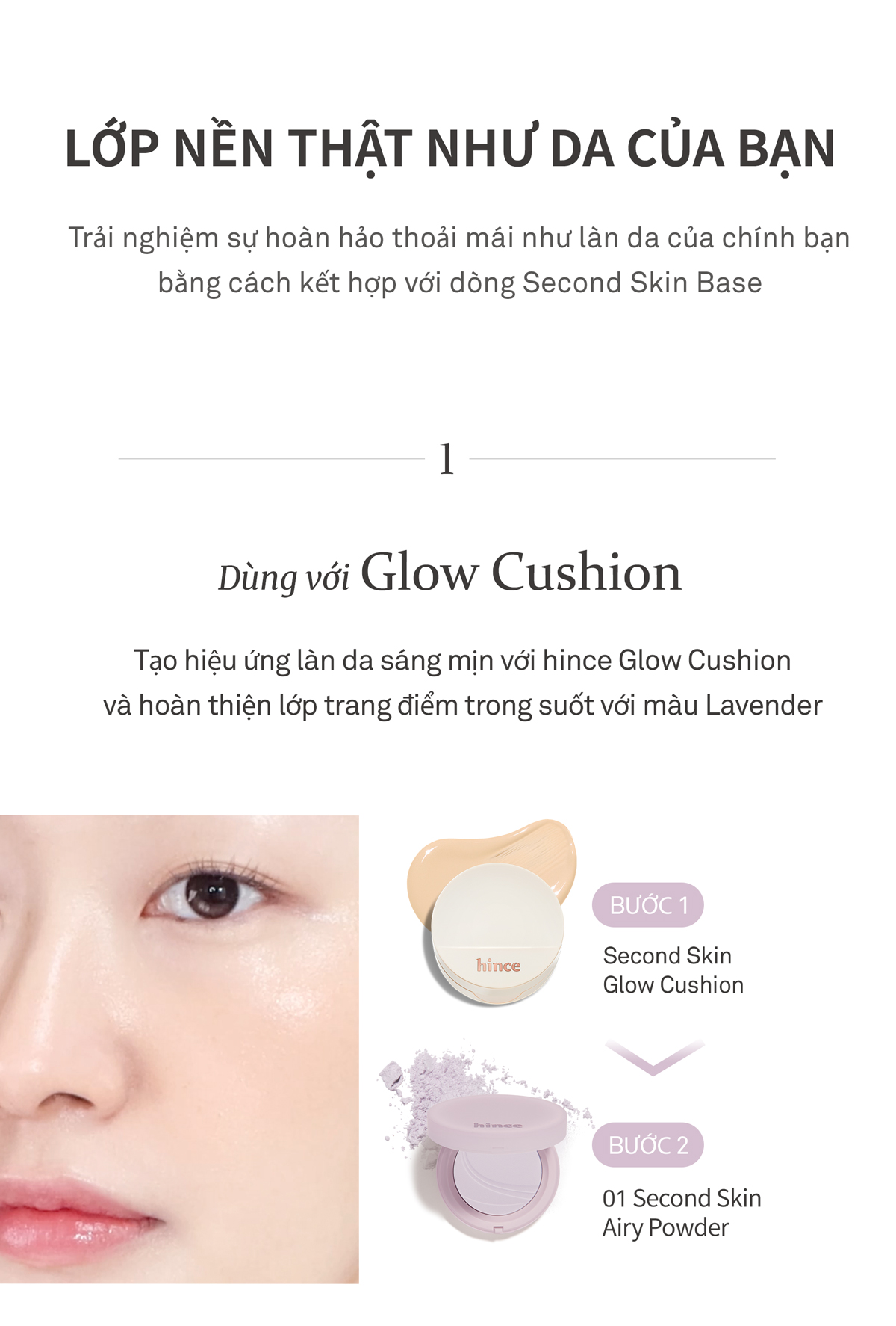 Mô tả Phấn Phủ hince Second Skin Airy Powder 12g - 7